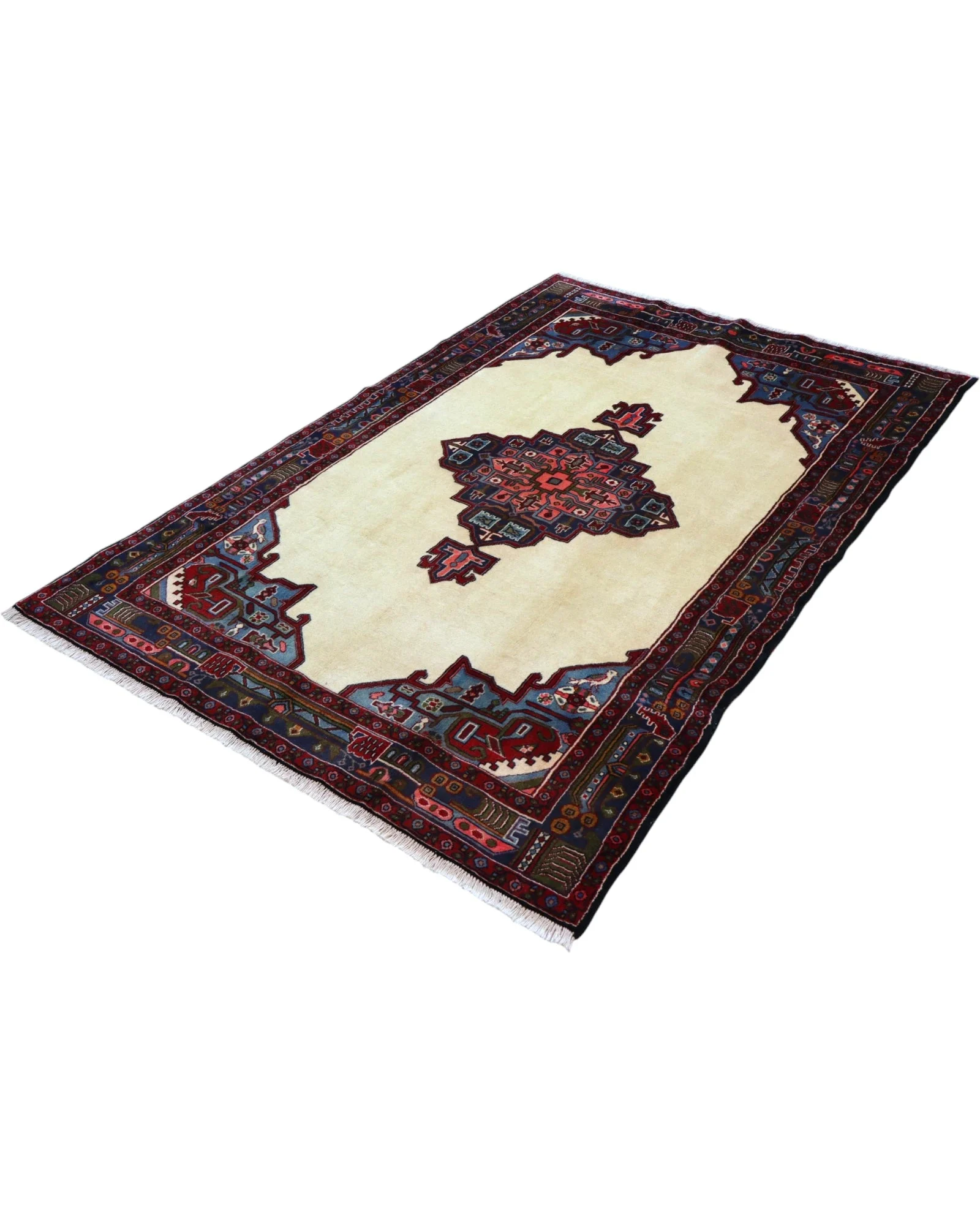 Afshar Persian Rug 230 × 155 cm, Wool, hand-knotted