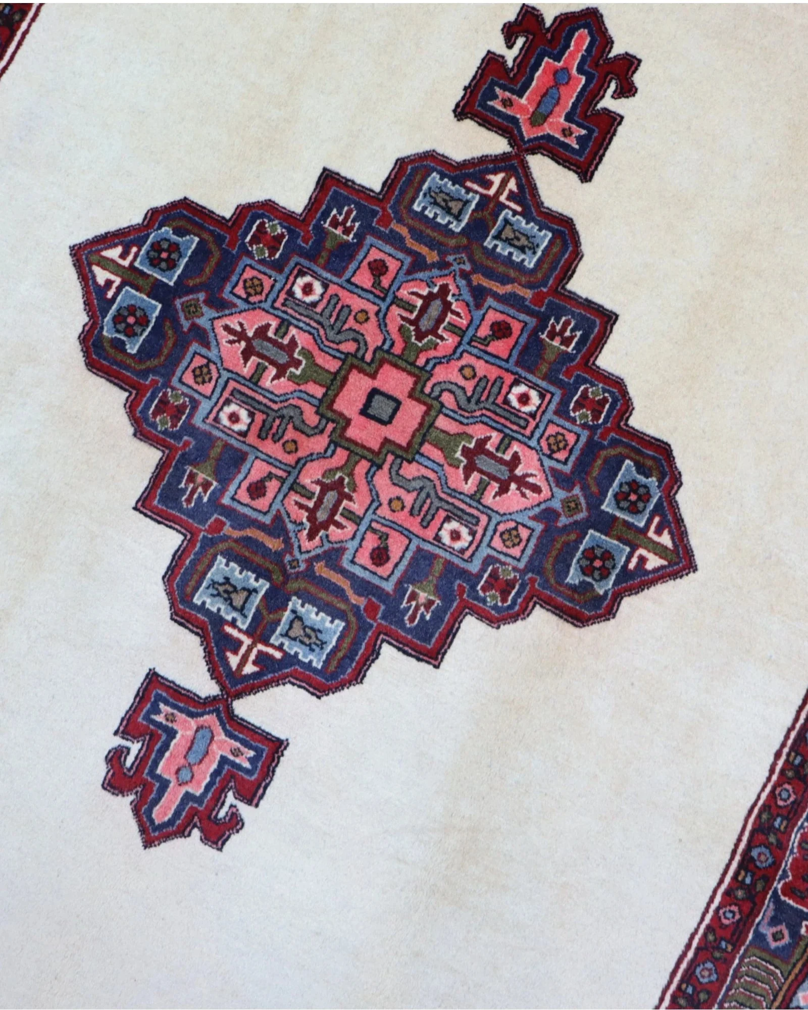 Afshar Persian Rug 230 × 155 cm, Wool, hand-knotted