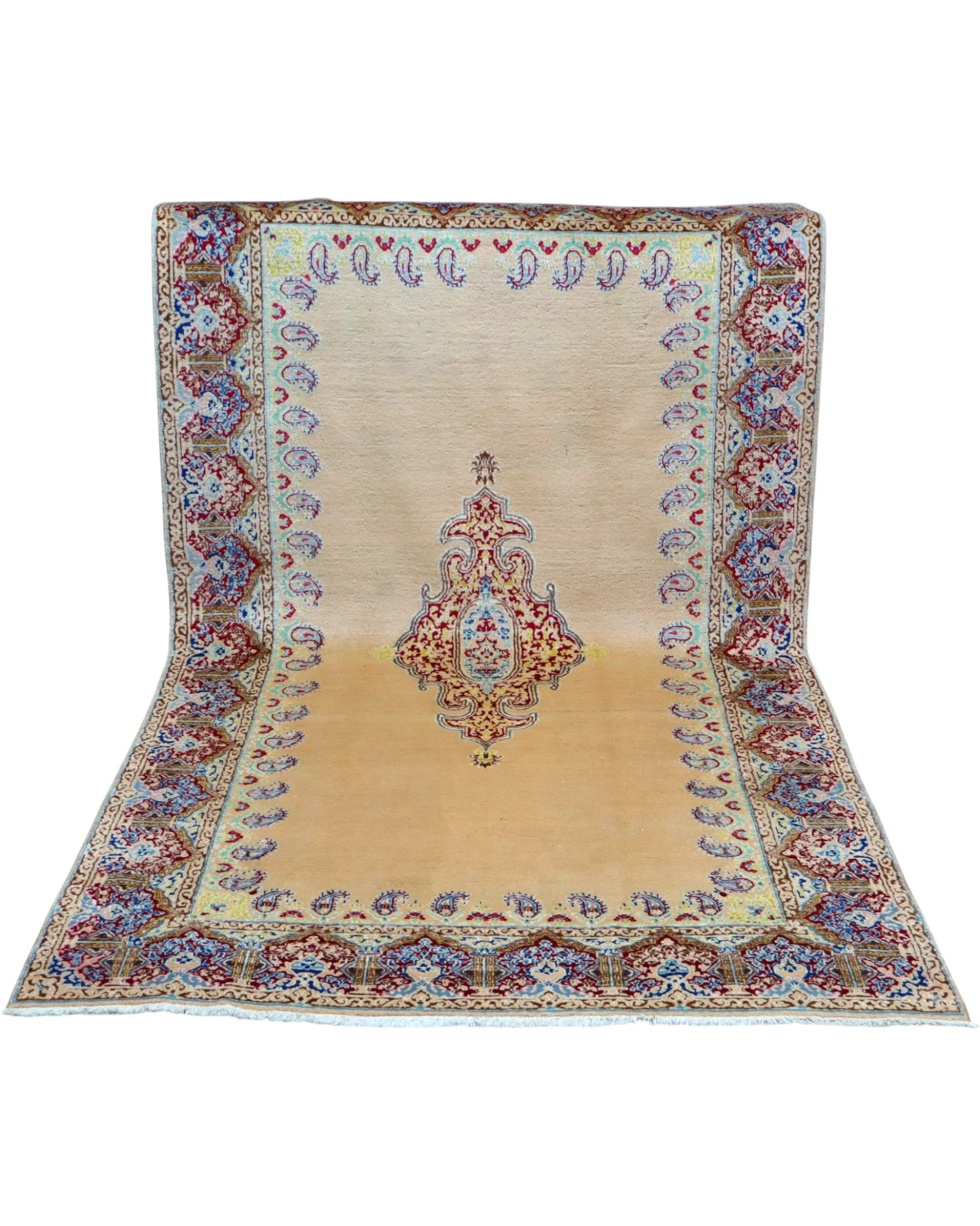 Kerman Persian Rug 250 × 155 cm, Wool, hand-knotted