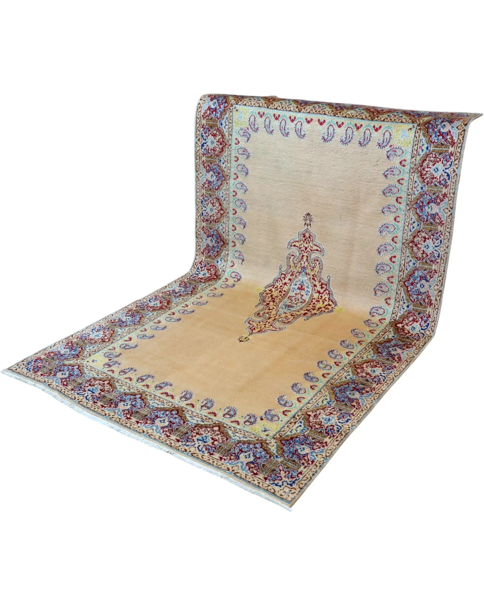 Kerman Persian Rug 250 × 155 cm, Wool, hand-knotted