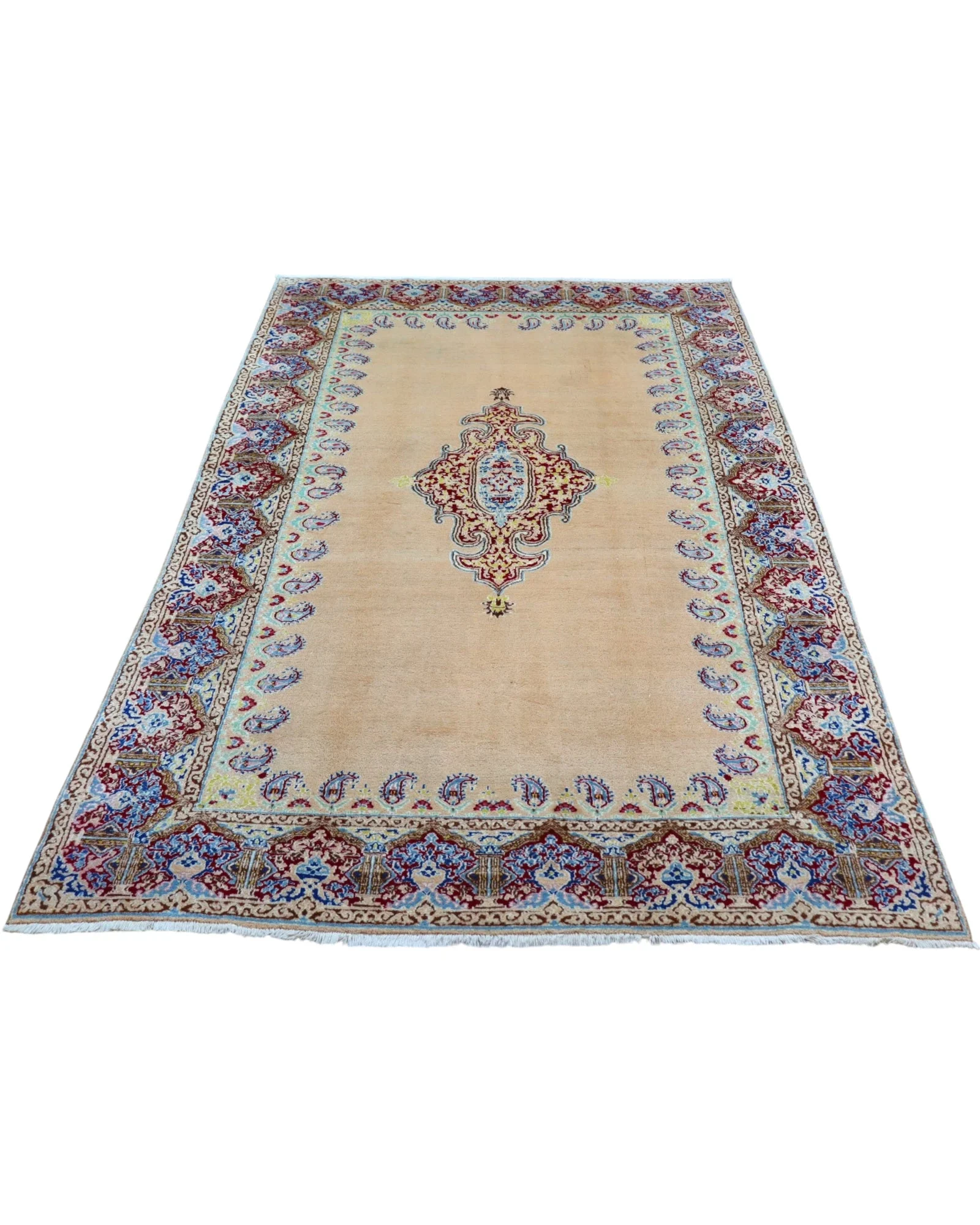 Kerman Persian Rug 250 × 155 cm, Wool, hand-knotted