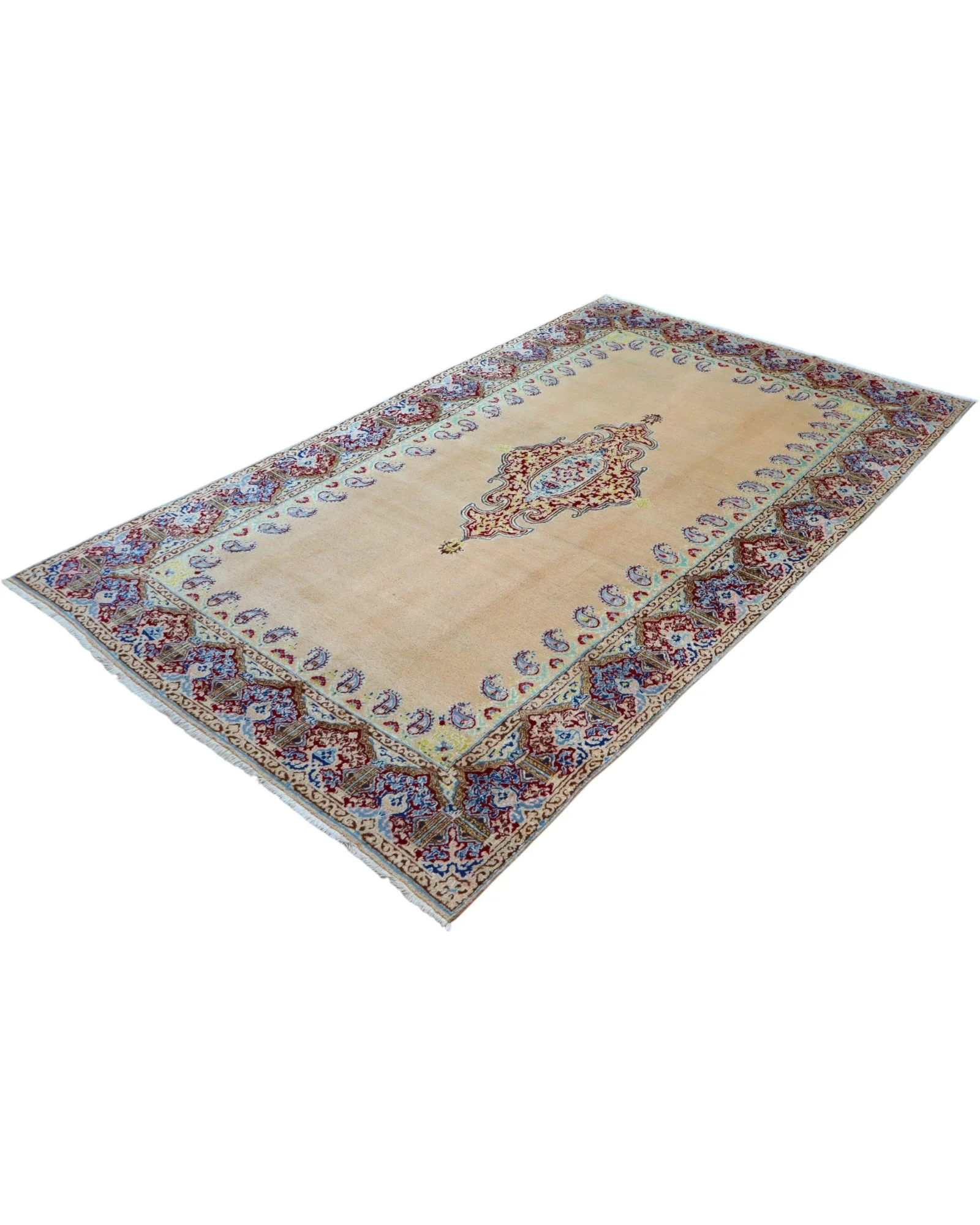 Kerman Persian Rug 250 × 155 cm, Wool, hand-knotted
