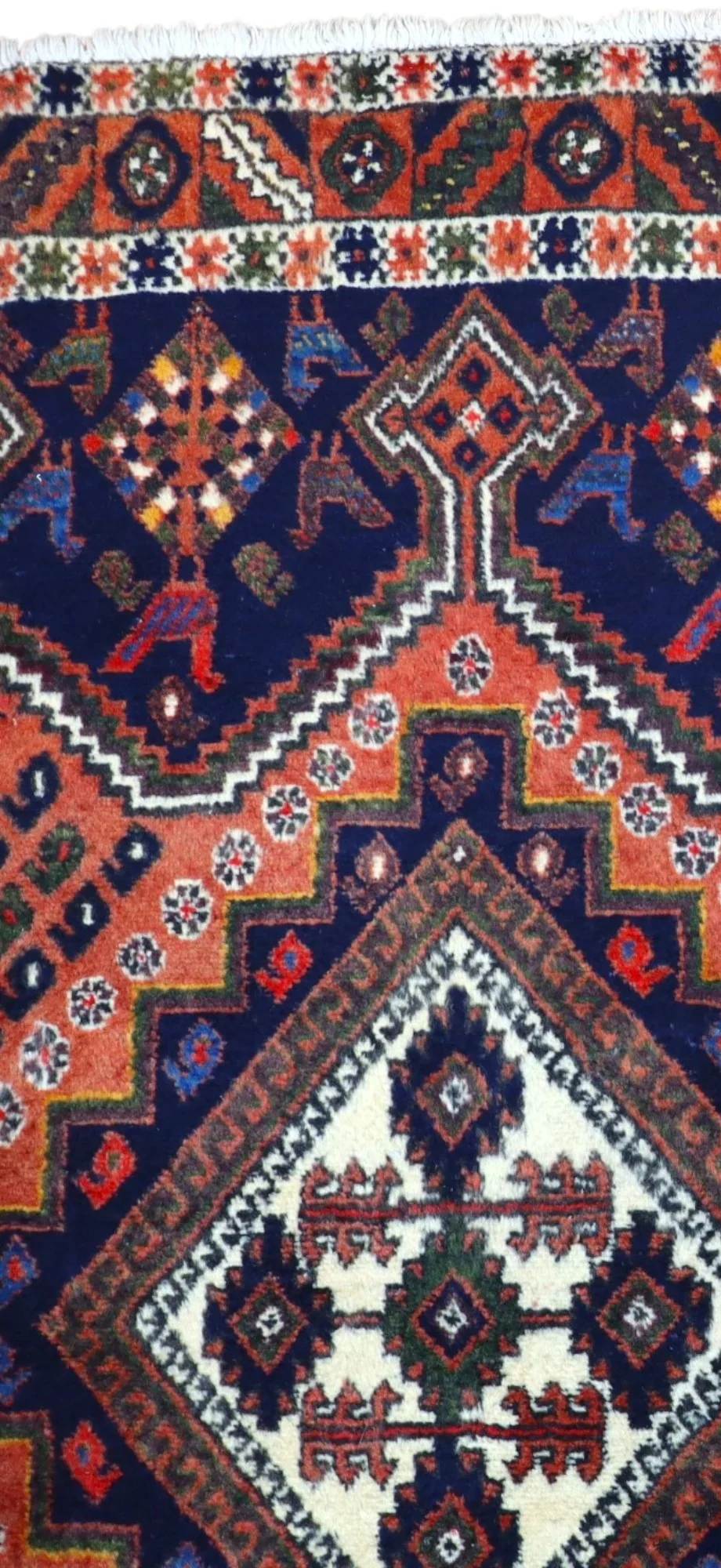 perserteppich-afshari-231-x-168-cm-schurwolle-handgeknupft-rueckseite Afshar Persian Rug 231 × 168 cm, Wool, hand-knotted