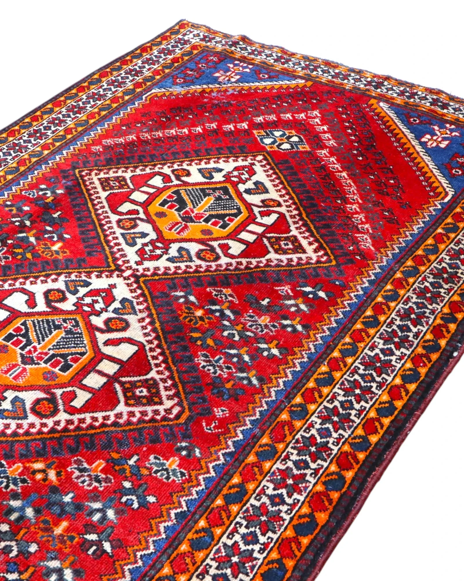 Shiraz Persian Rug 298 × 161 cm, Wool, hand-knotted