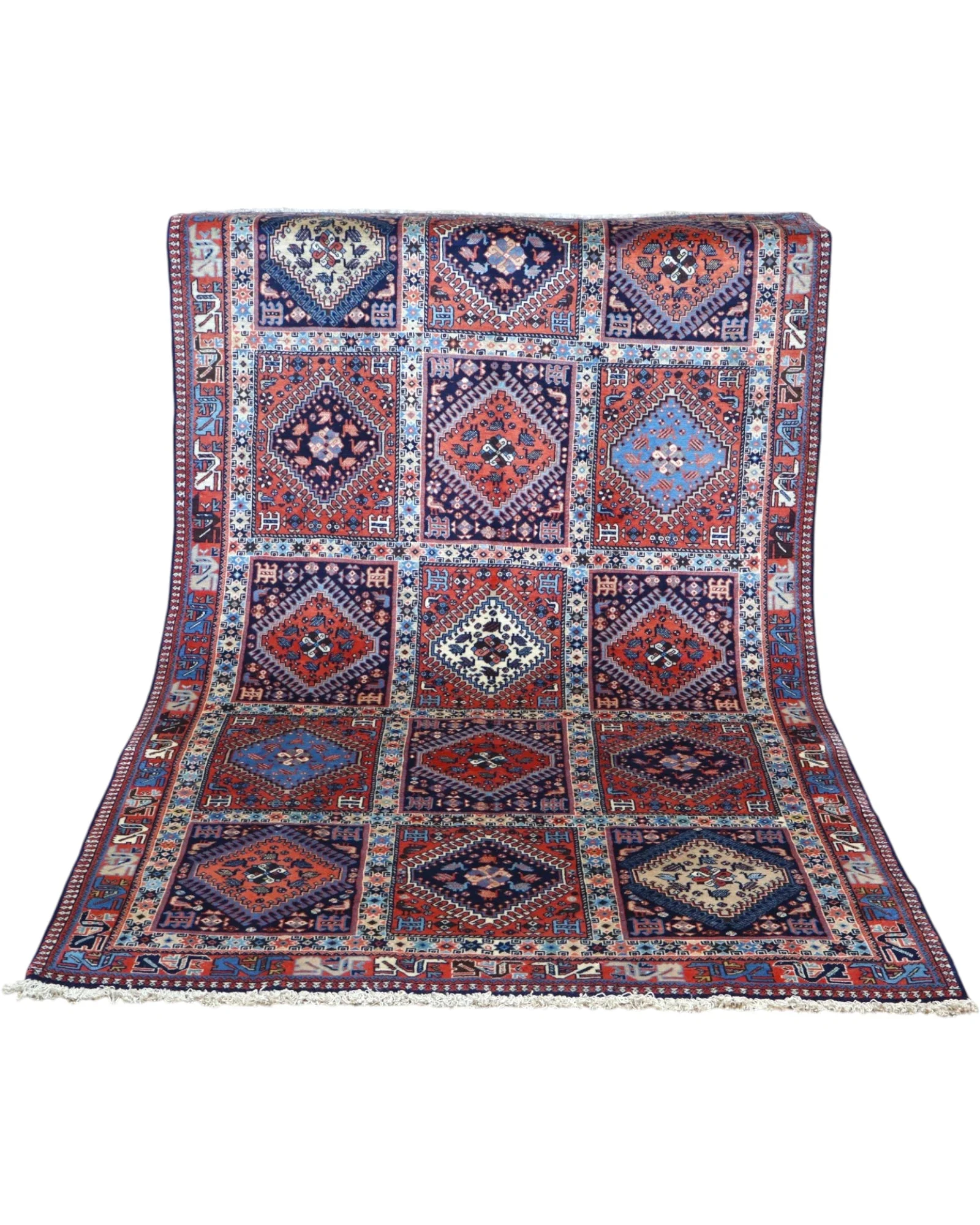 Persian Rug 253 × 160 cm, Wool, hand-knotted