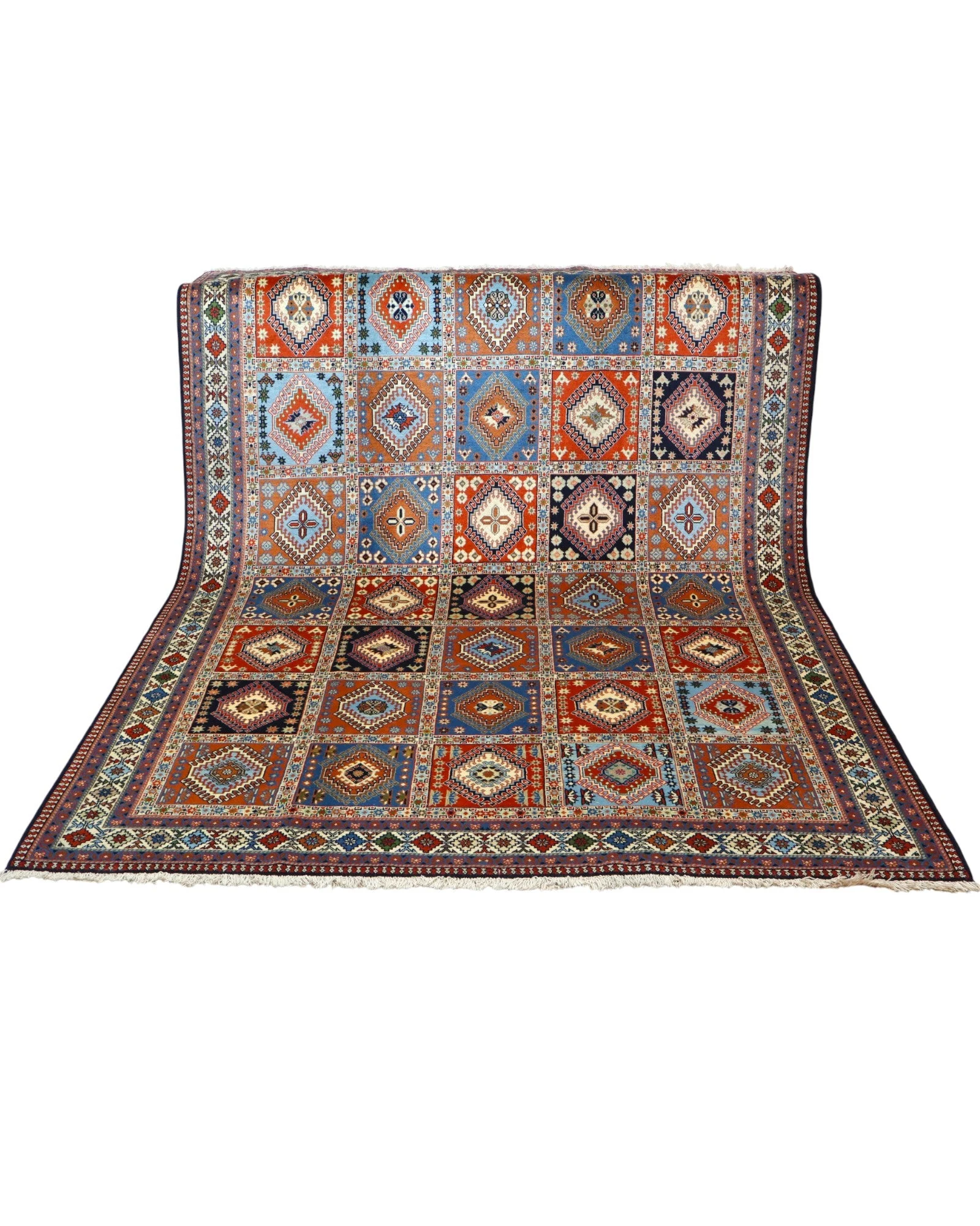 Hand-Knotted Wool Persian Rug, 290 × 204 cm