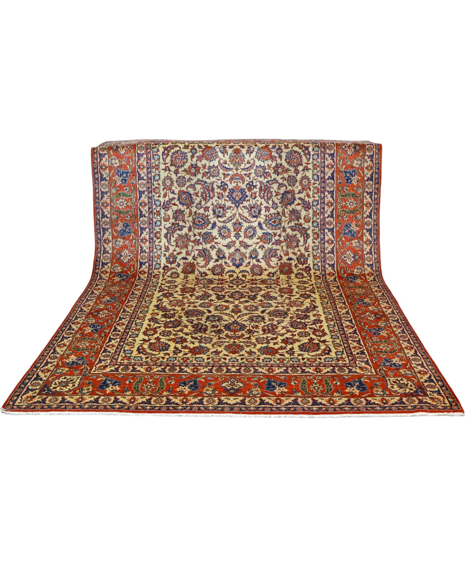 Isfahan Persian Rug 322 × 216 cm, Wool, hand-knotted