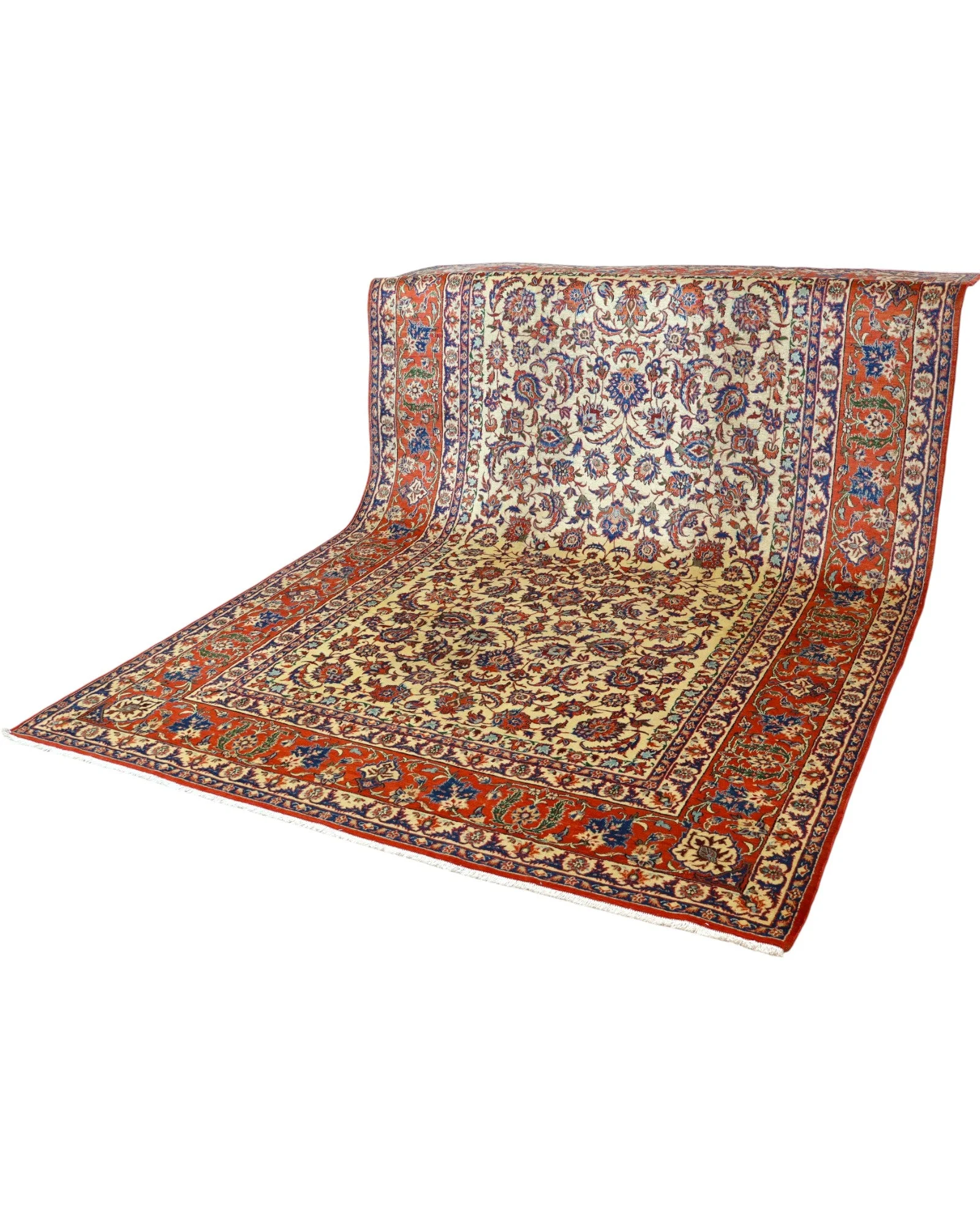 Isfahan Persian Rug 322 × 216 cm, Wool, hand-knotted
