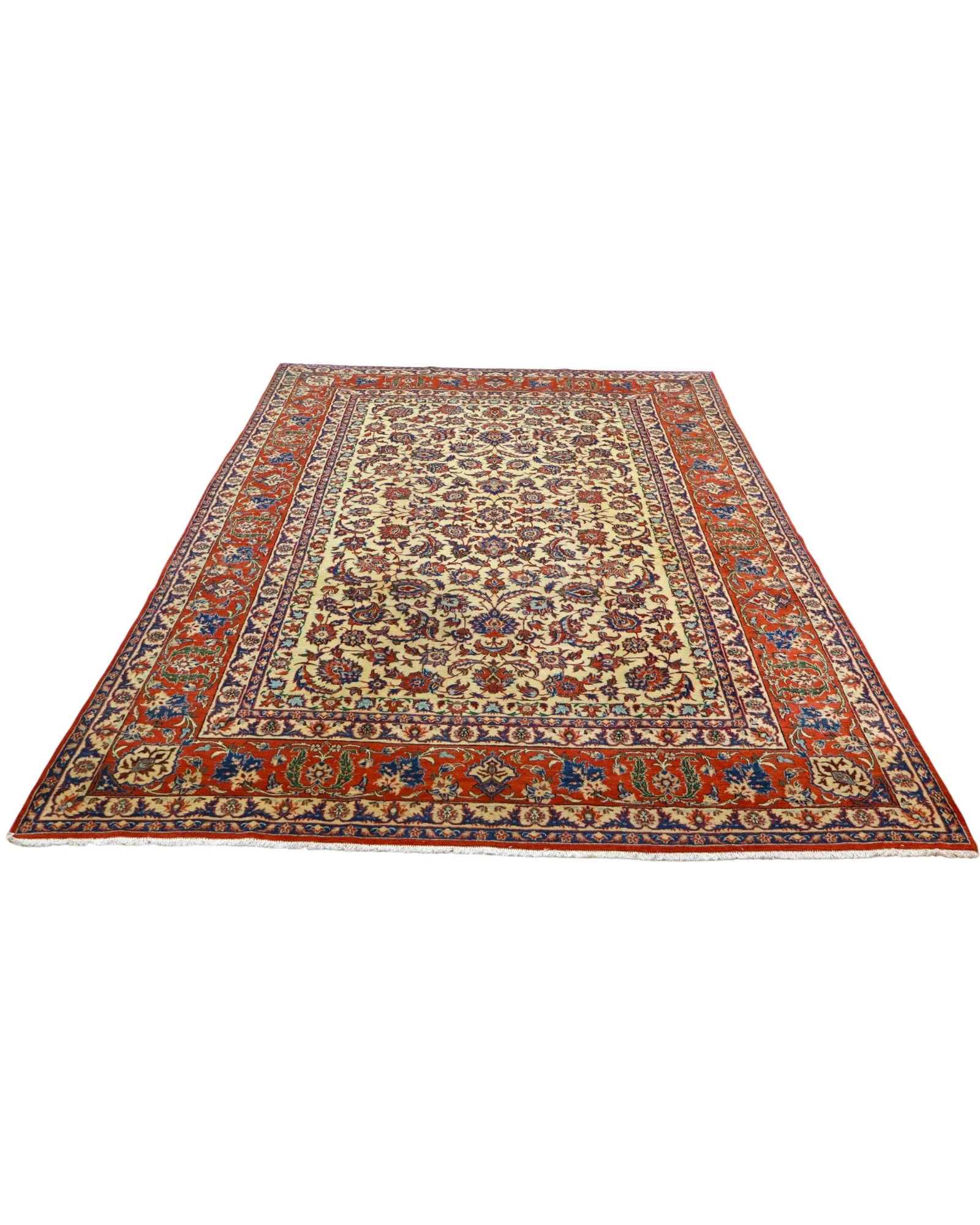 Isfahan Persian Rug 322 × 216 cm, Wool, hand-knotted
