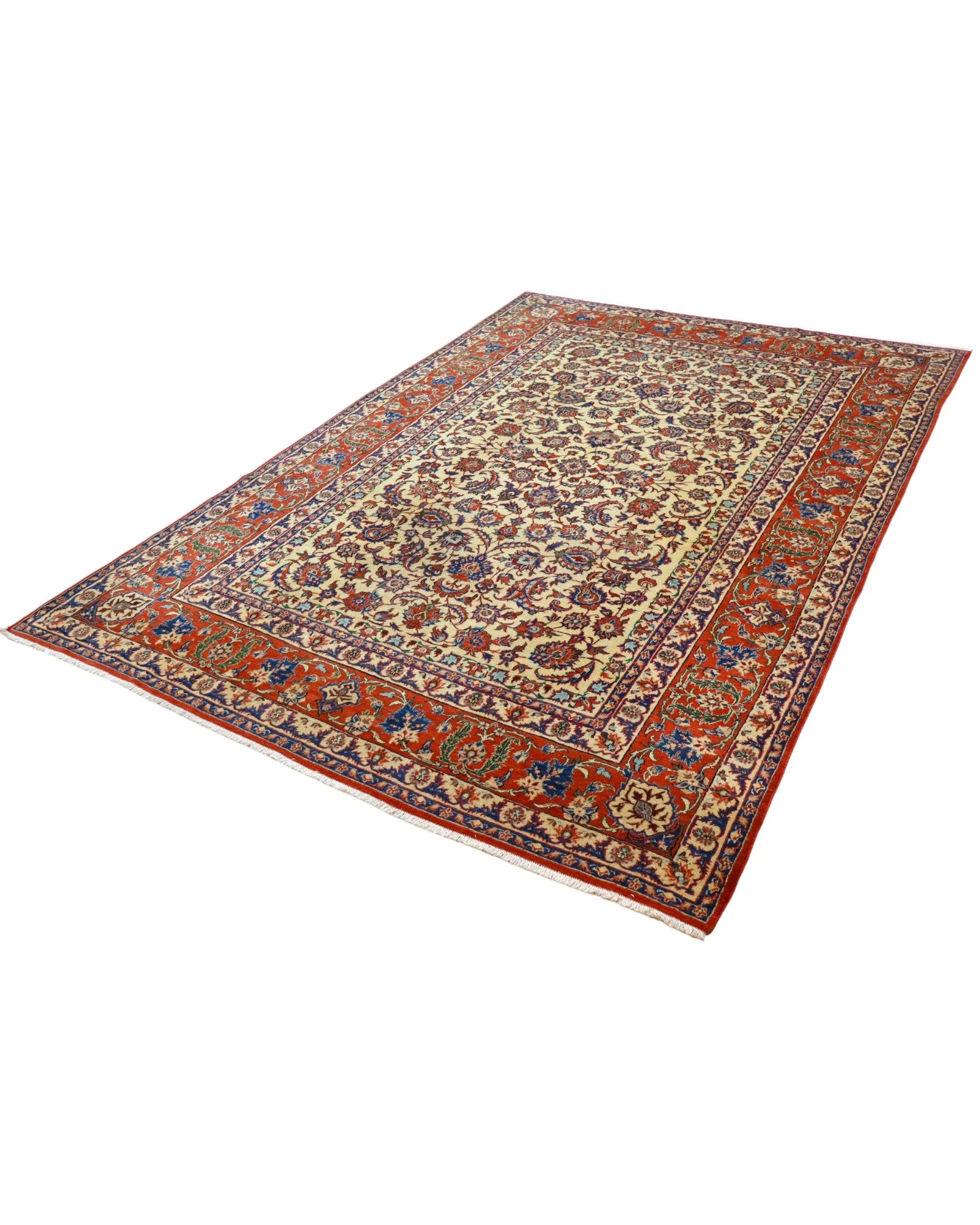 Isfahan Persian Rug 322 × 216 cm, Wool, hand-knotted