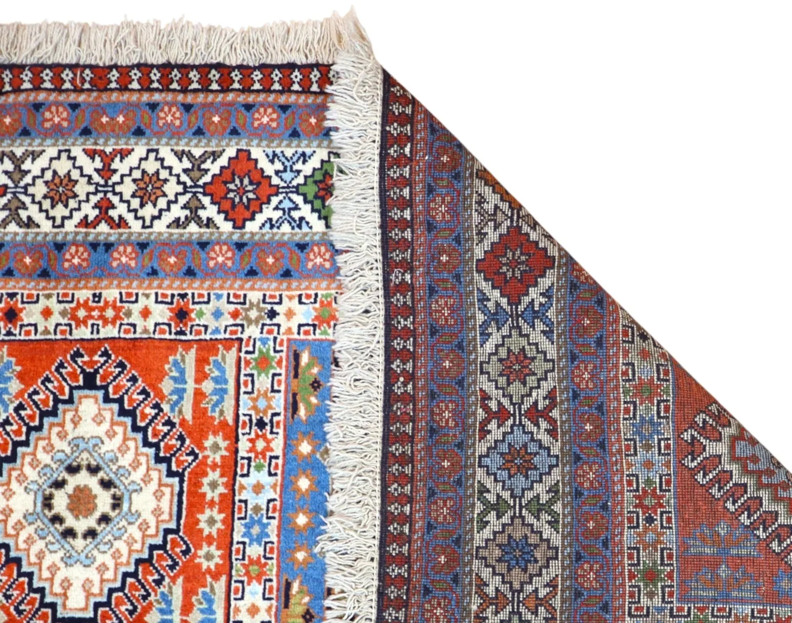 Hand-Knotted Wool Persian Rug, 290 × 204 cm