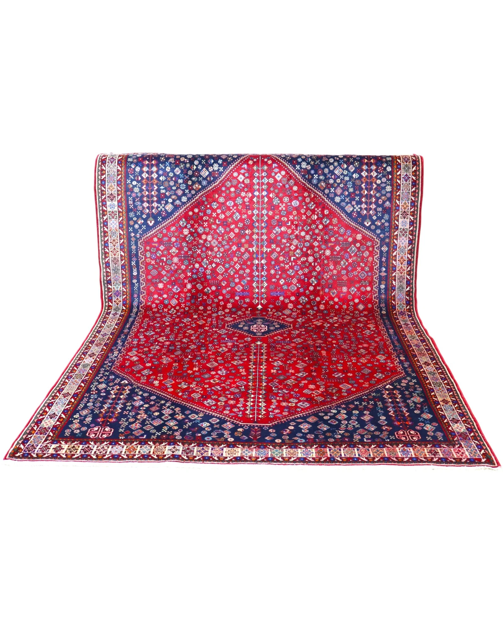 Hand-Knotted Wool Persian Rug, 301 × 200 cm