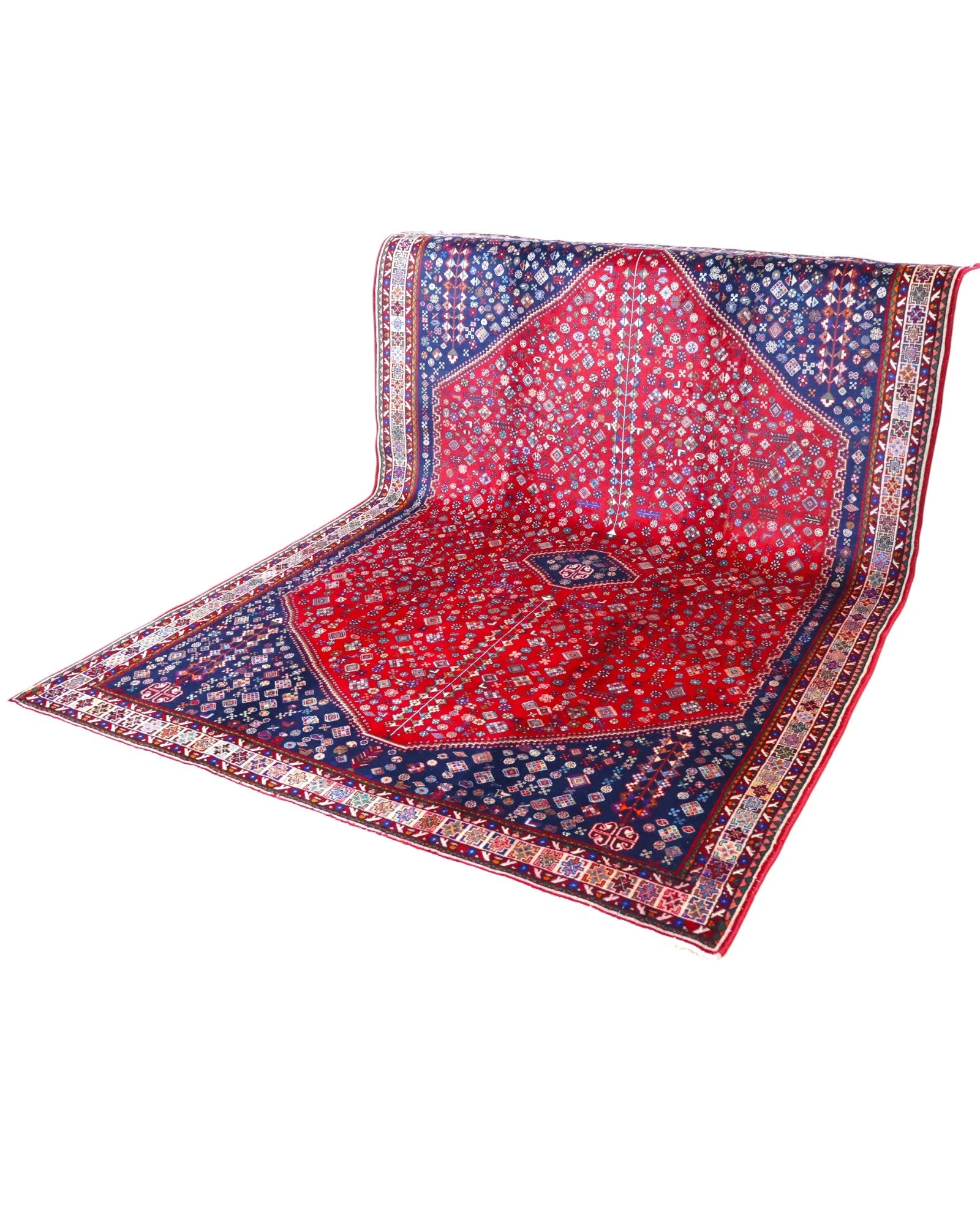 Hand-Knotted Wool Persian Rug, 301 × 200 cm