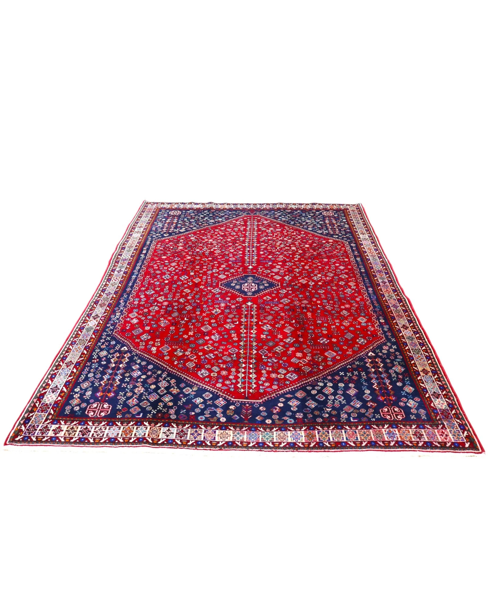 Hand-Knotted Wool Persian Rug, 301 × 200 cm