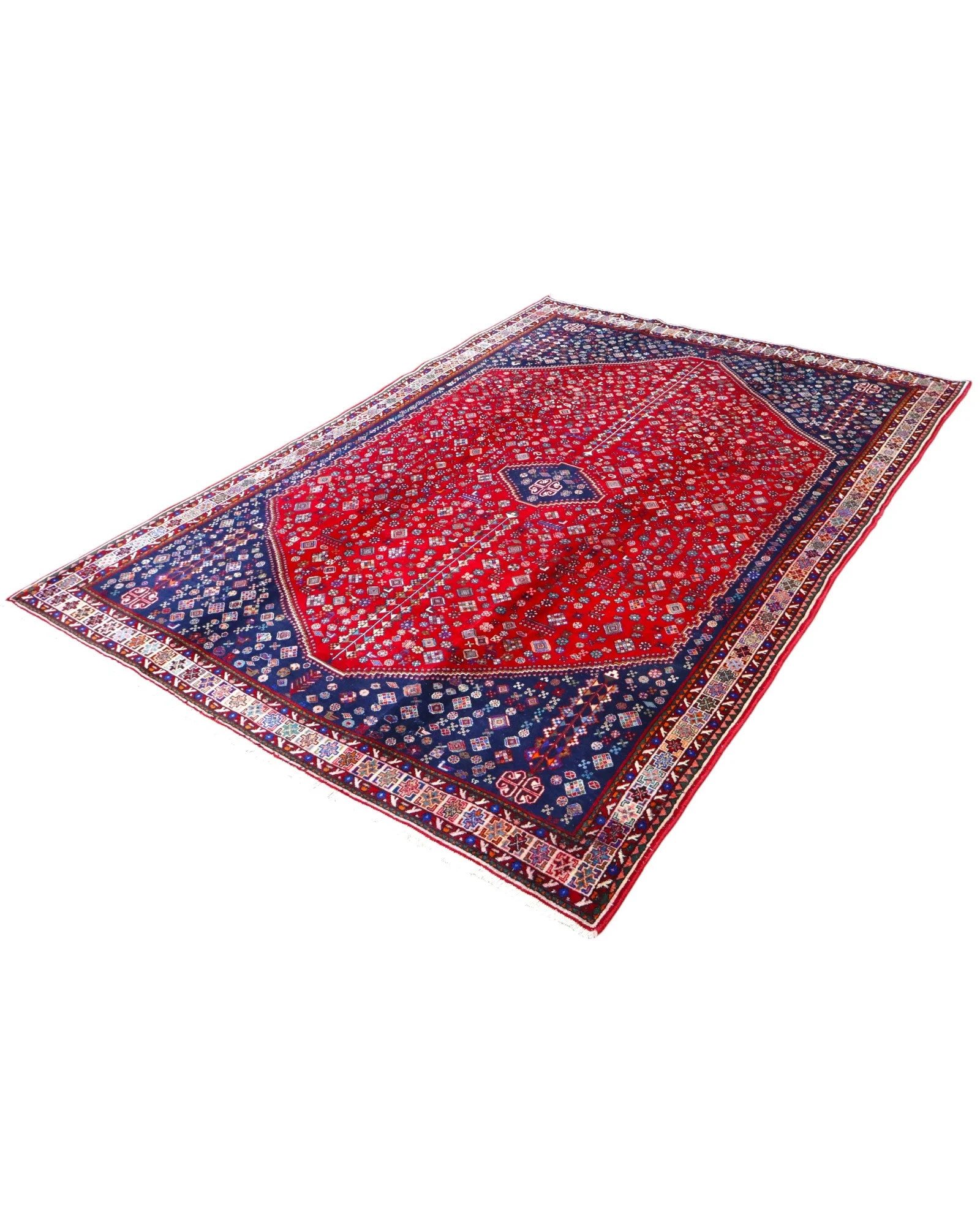 Hand-Knotted Wool Persian Rug, 301 × 200 cm