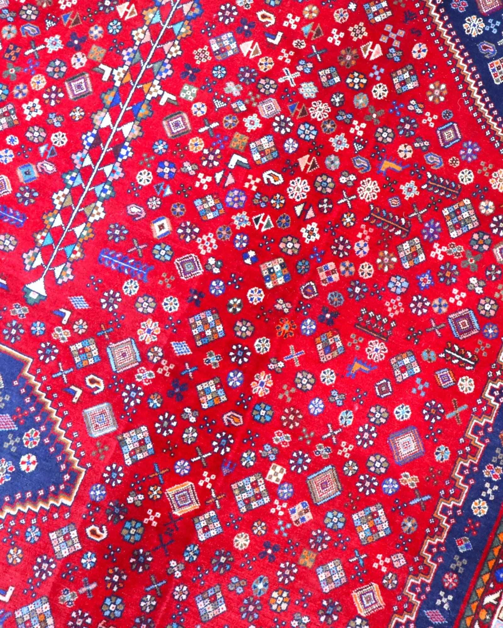 Hand-Knotted Wool Persian Rug, 301 × 200 cm