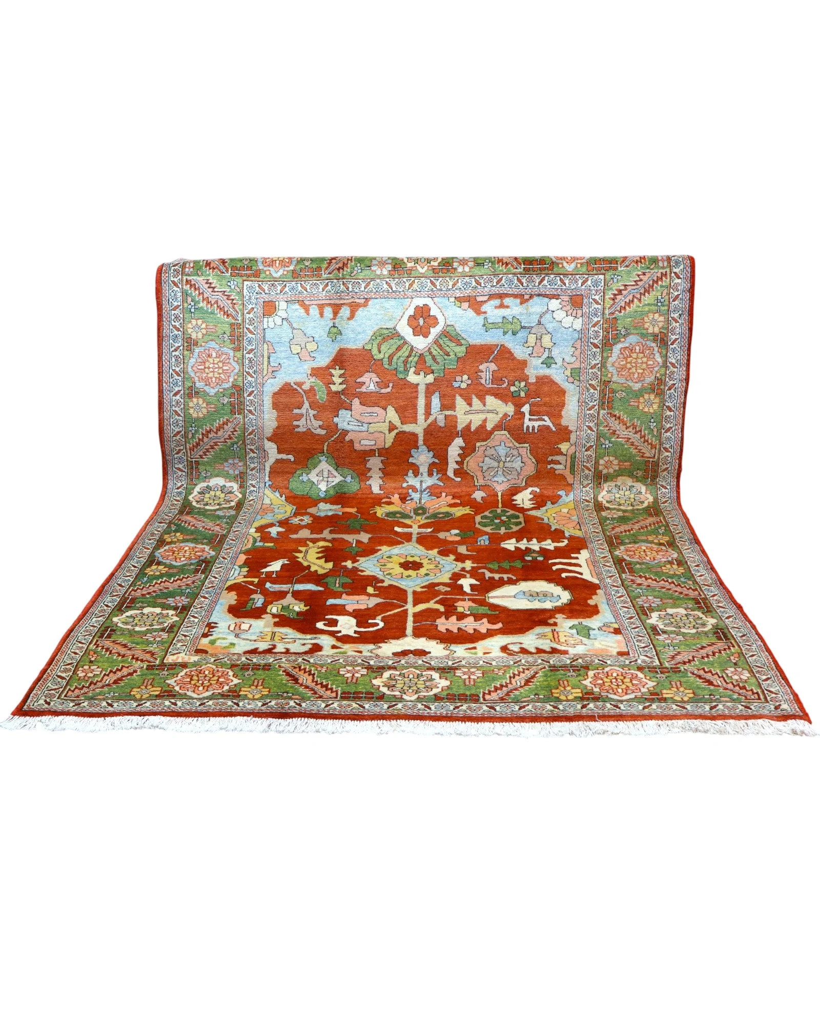 Heriz Persian Rug — hand-knotted, 280 × 207 cm, Wool