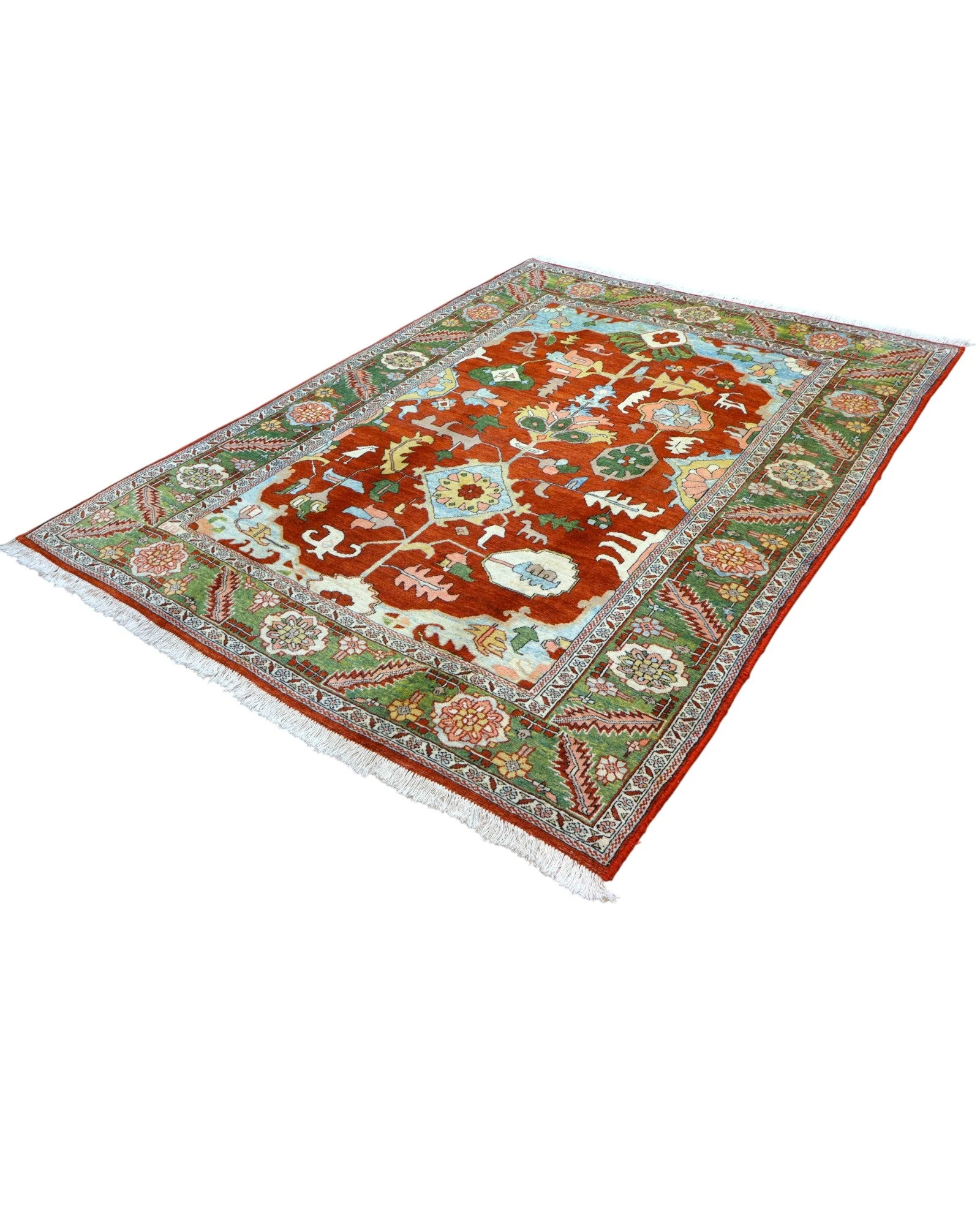 Heriz Persian Rug — hand-knotted, 280 × 207 cm, Wool