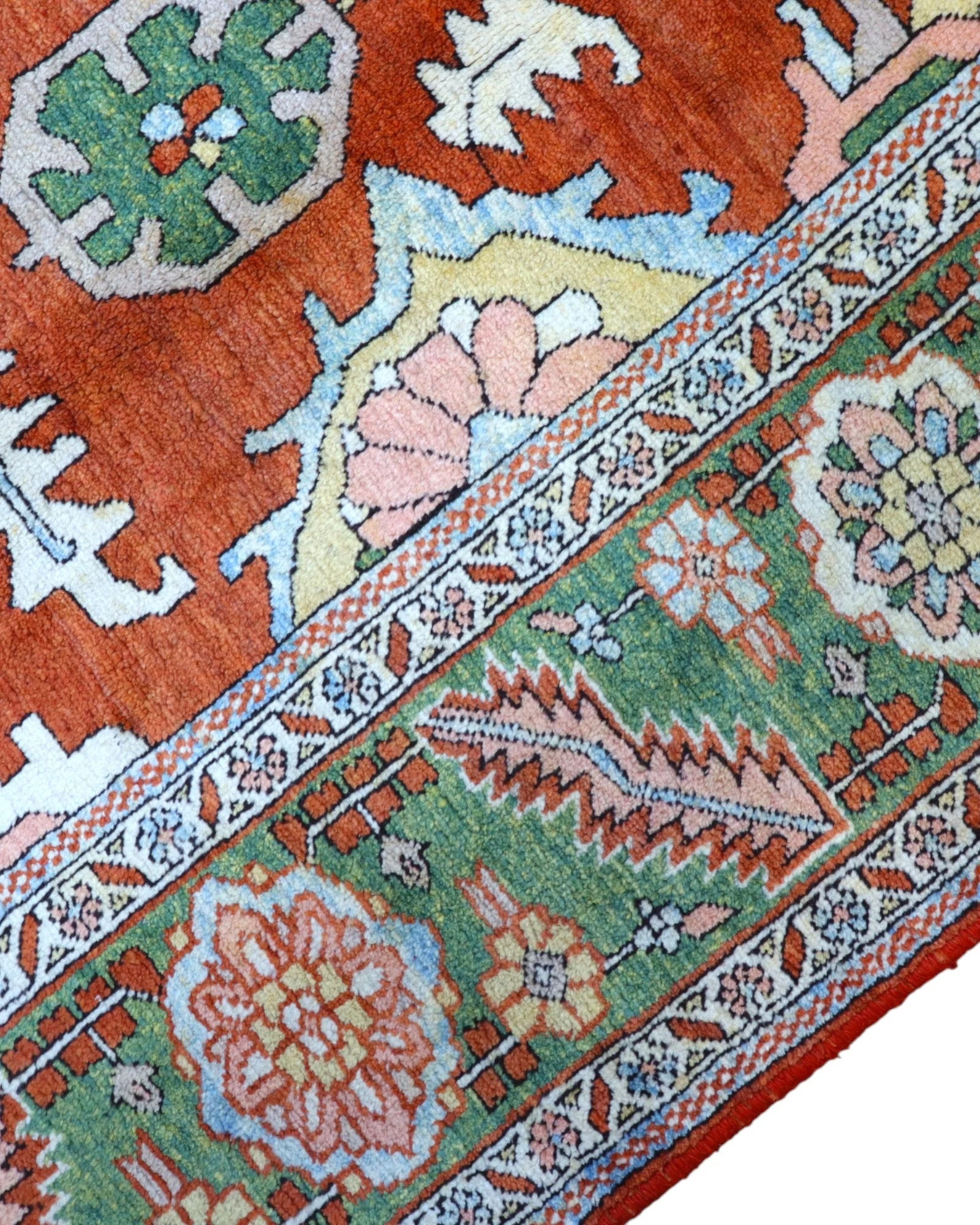Heriz Persian Rug — hand-knotted, 280 × 207 cm, Wool