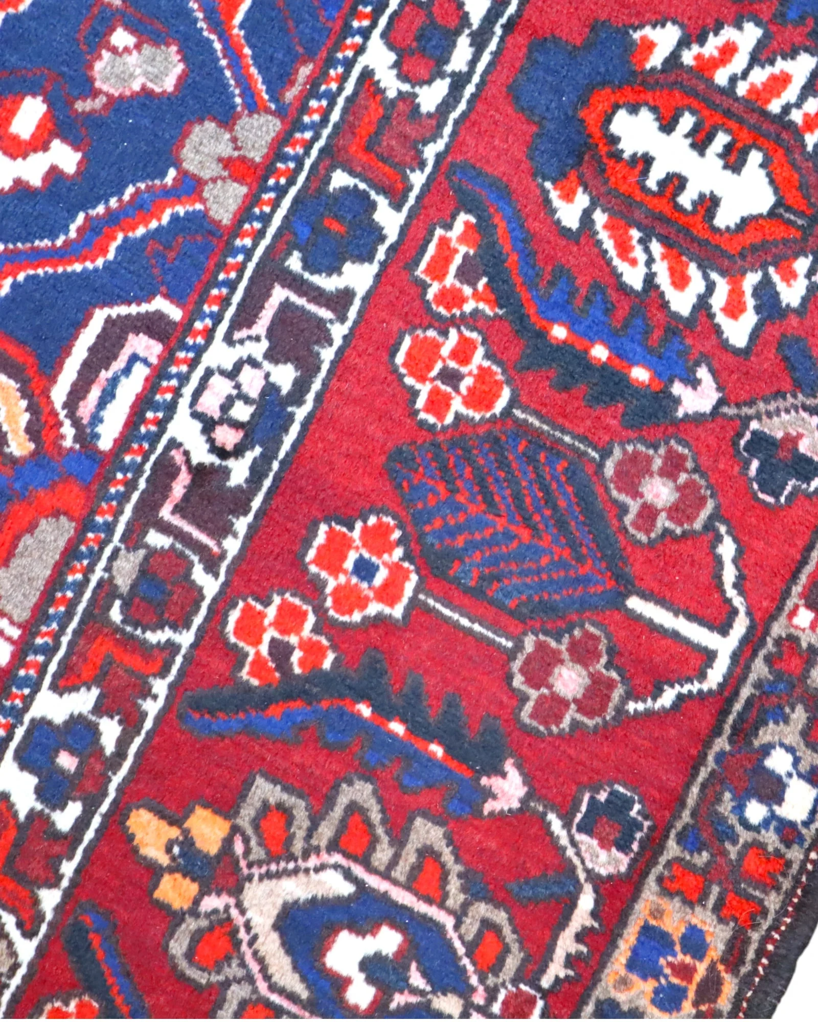 Hand-Knotted Wool Persian Rug, 380 × 304 cm