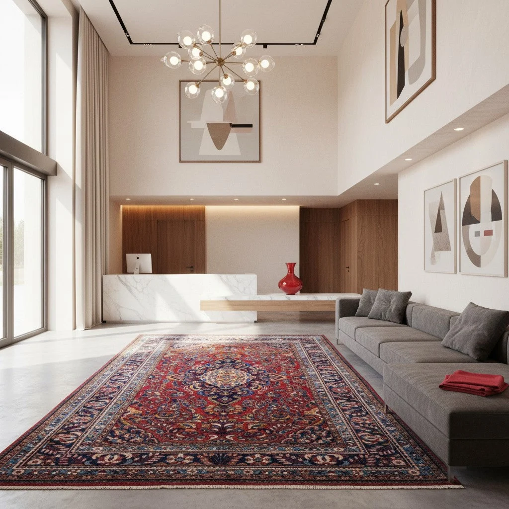 Lilian Persian Rug 377 × 270 cm, Wool, hand-knotted