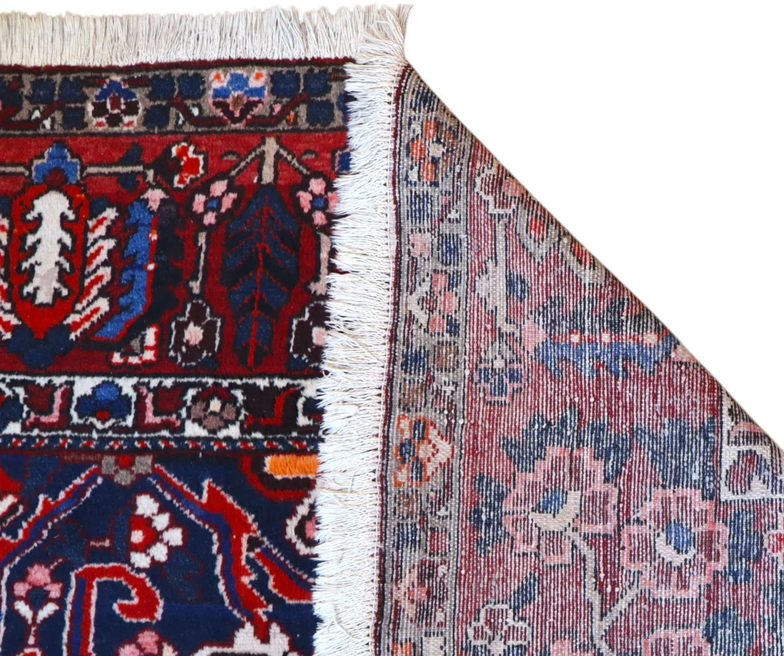 Hand-Knotted Wool Persian Rug, 380 × 304 cm
