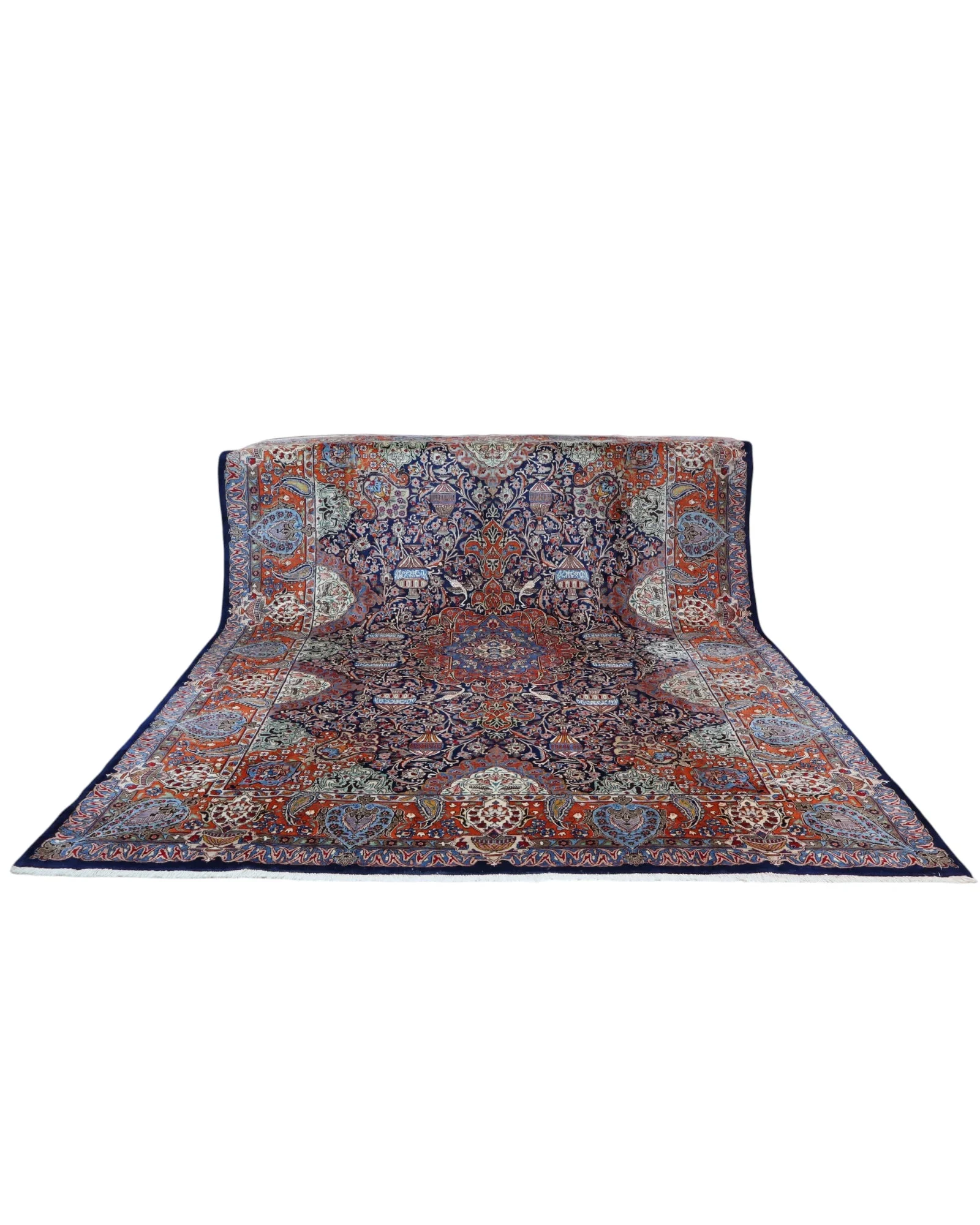 Kashmar Persian Rug 395 × 296 cm, Wool, hand-knotted