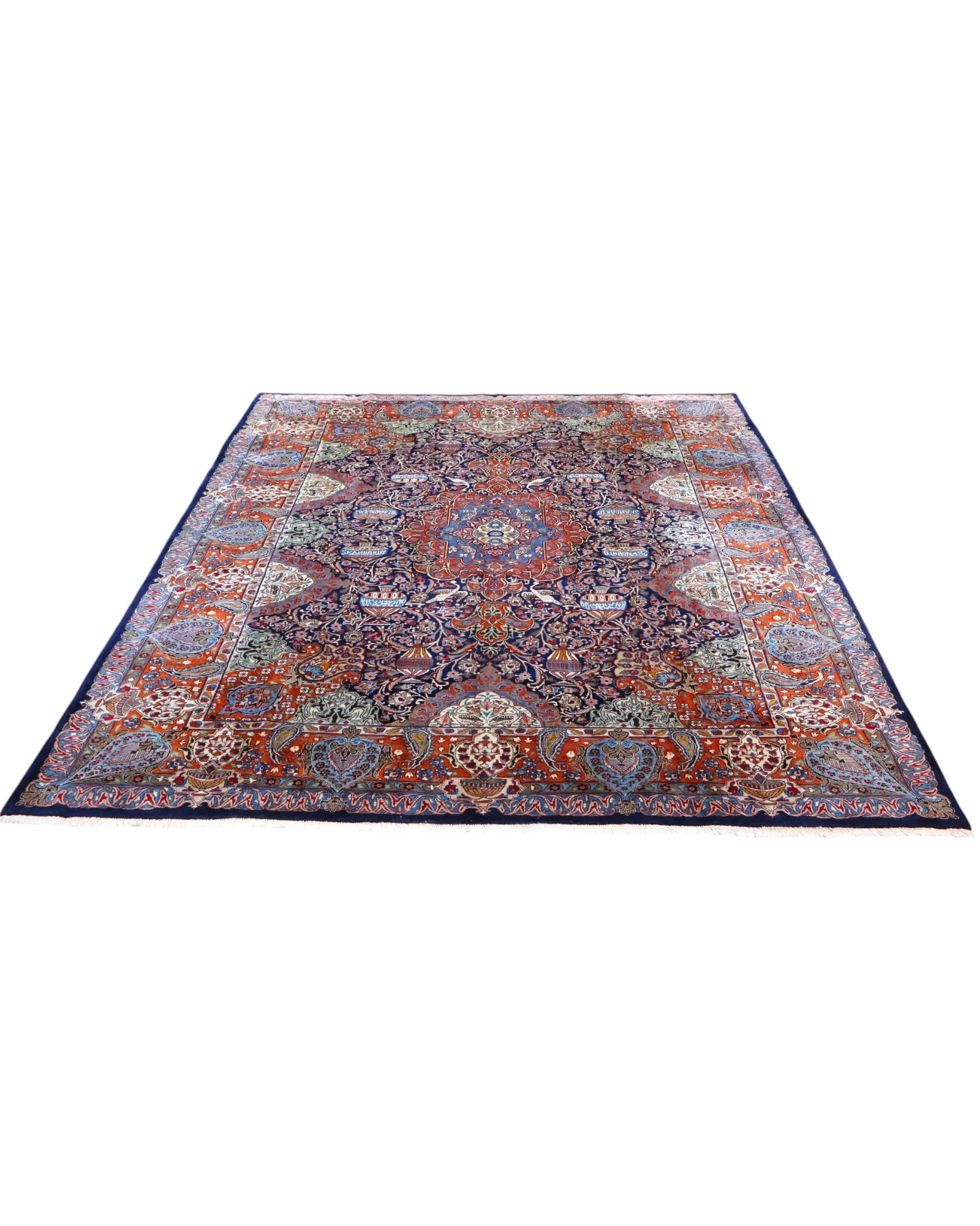 Kashmar Persian Rug 395 × 296 cm, Wool, hand-knotted