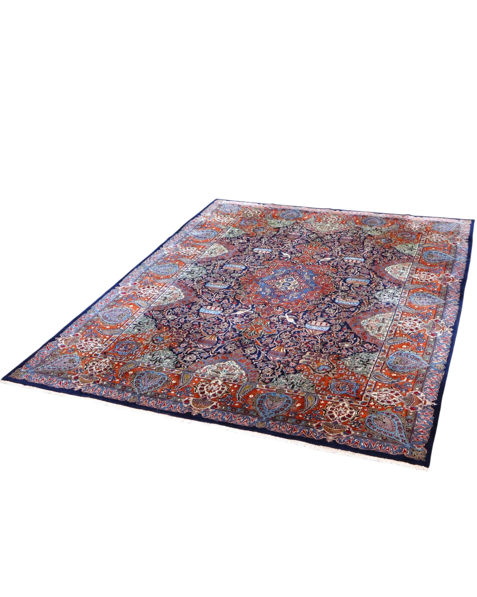 Kashmar Persian Rug 395 × 296 cm, Wool, hand-knotted
