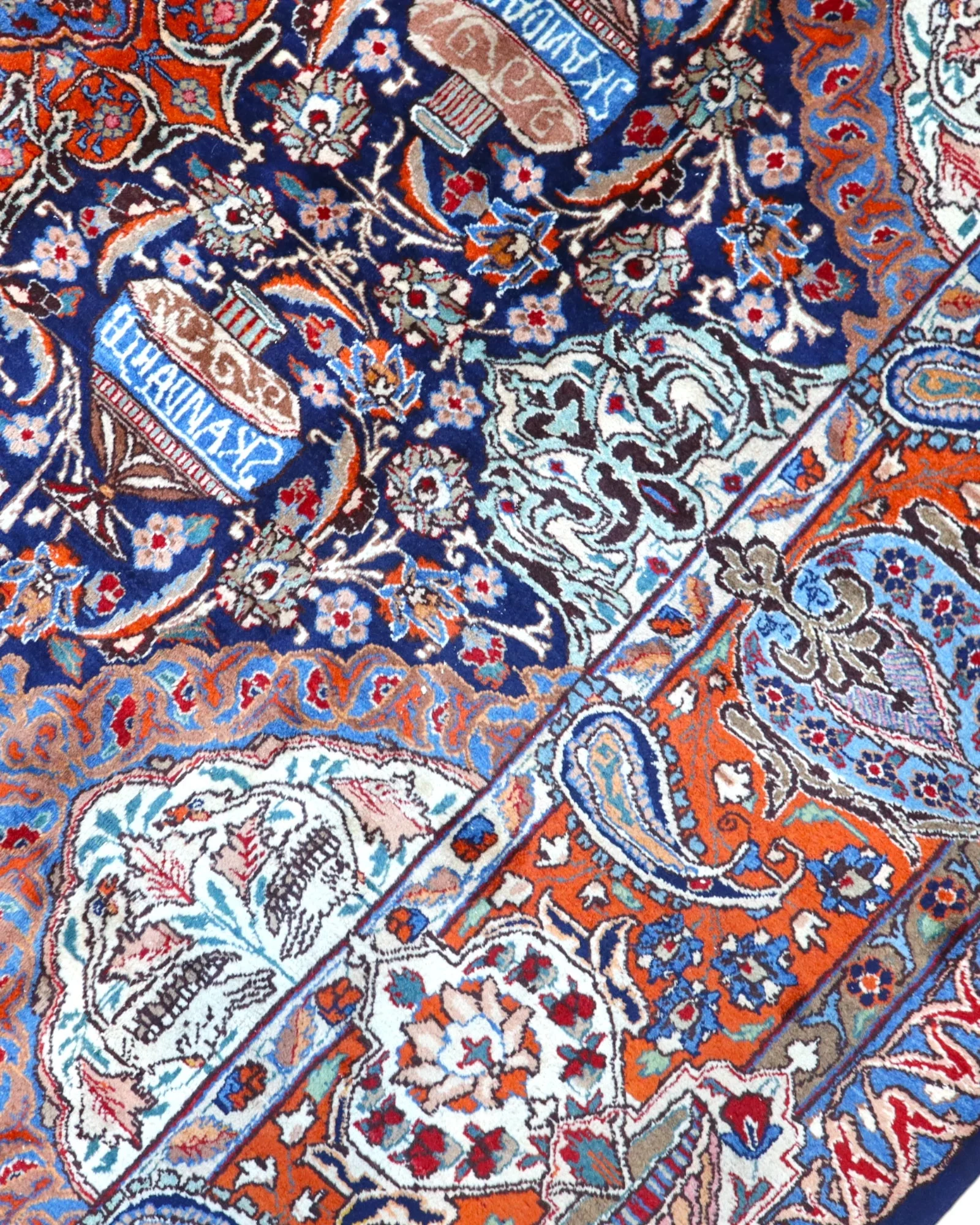 Kashmar Persian Rug 395 × 296 cm, Wool, hand-knotted