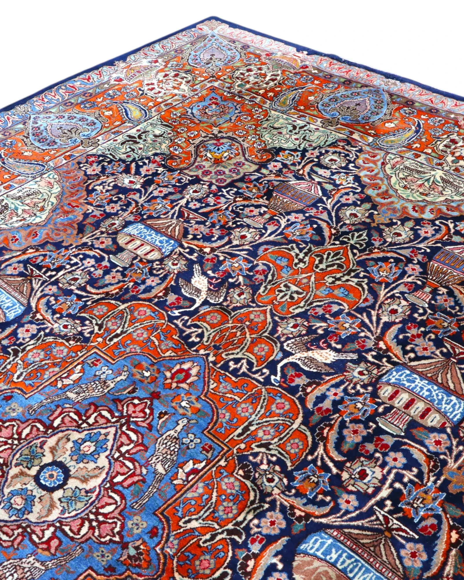 Kashmar Persian Rug 395 × 296 cm, Wool, hand-knotted