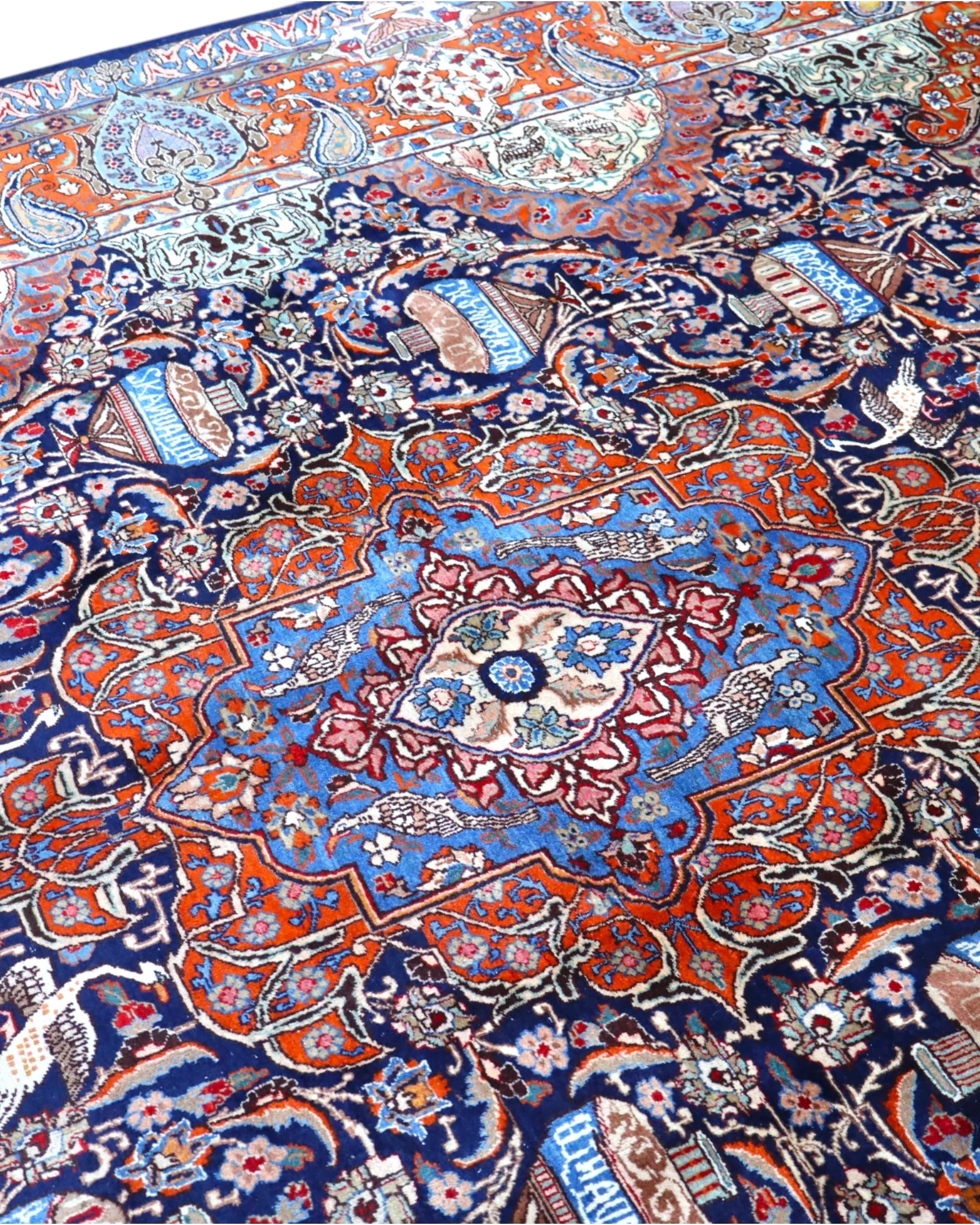 Kashmar Persian Rug 395 × 296 cm, Wool, hand-knotted