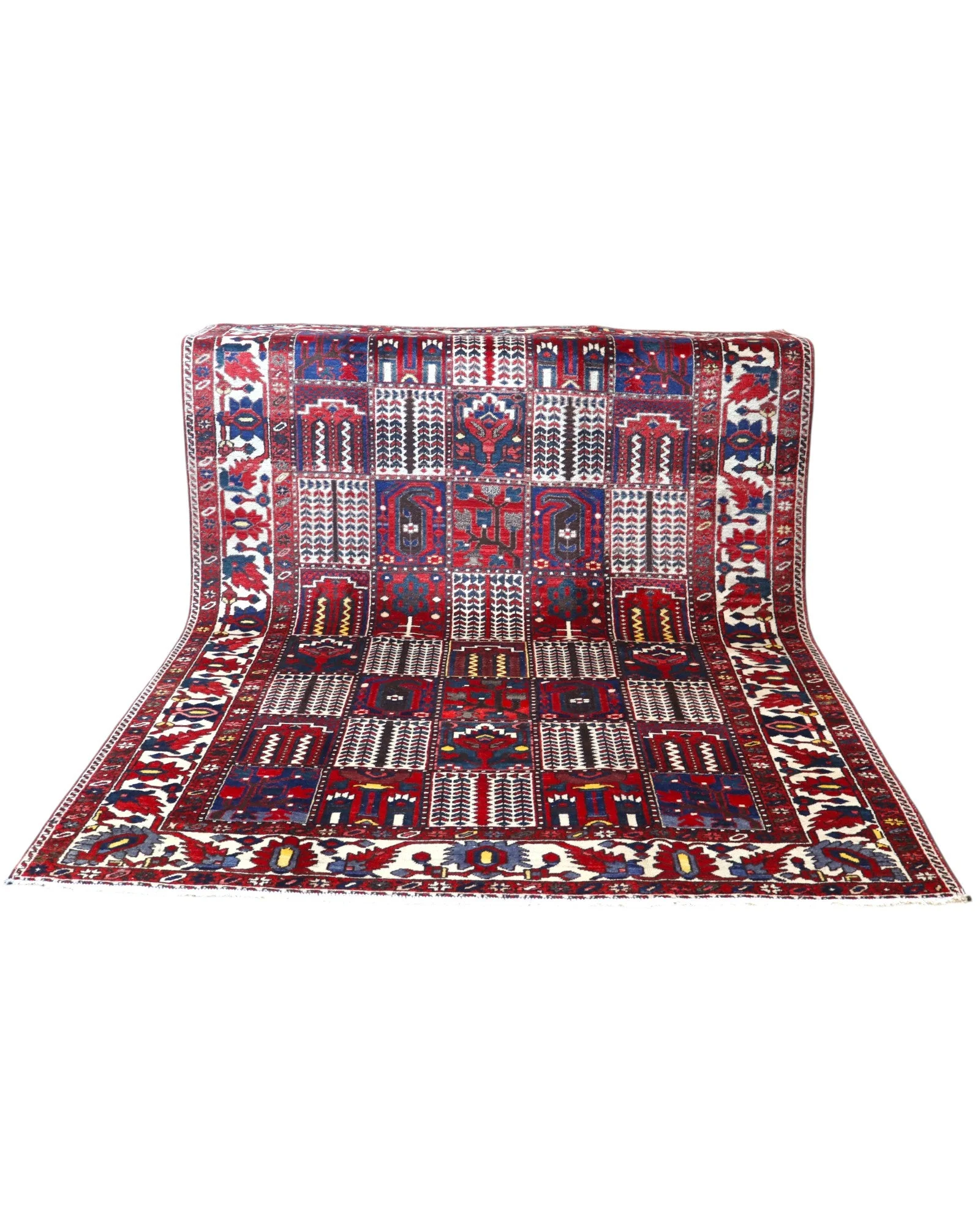 Hand-Knotted Wool Persian Rug, 306 × 211 cm