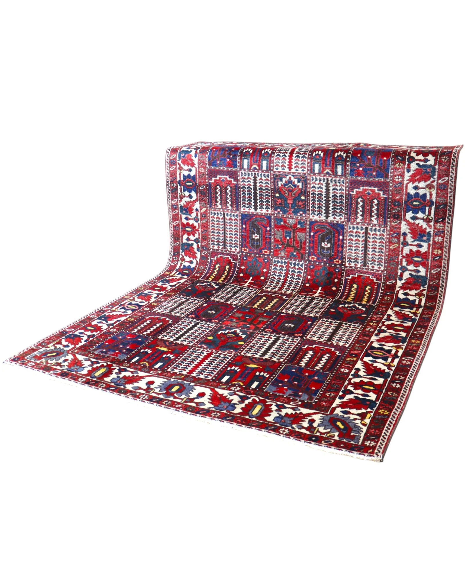 Hand-Knotted Wool Persian Rug, 306 × 211 cm