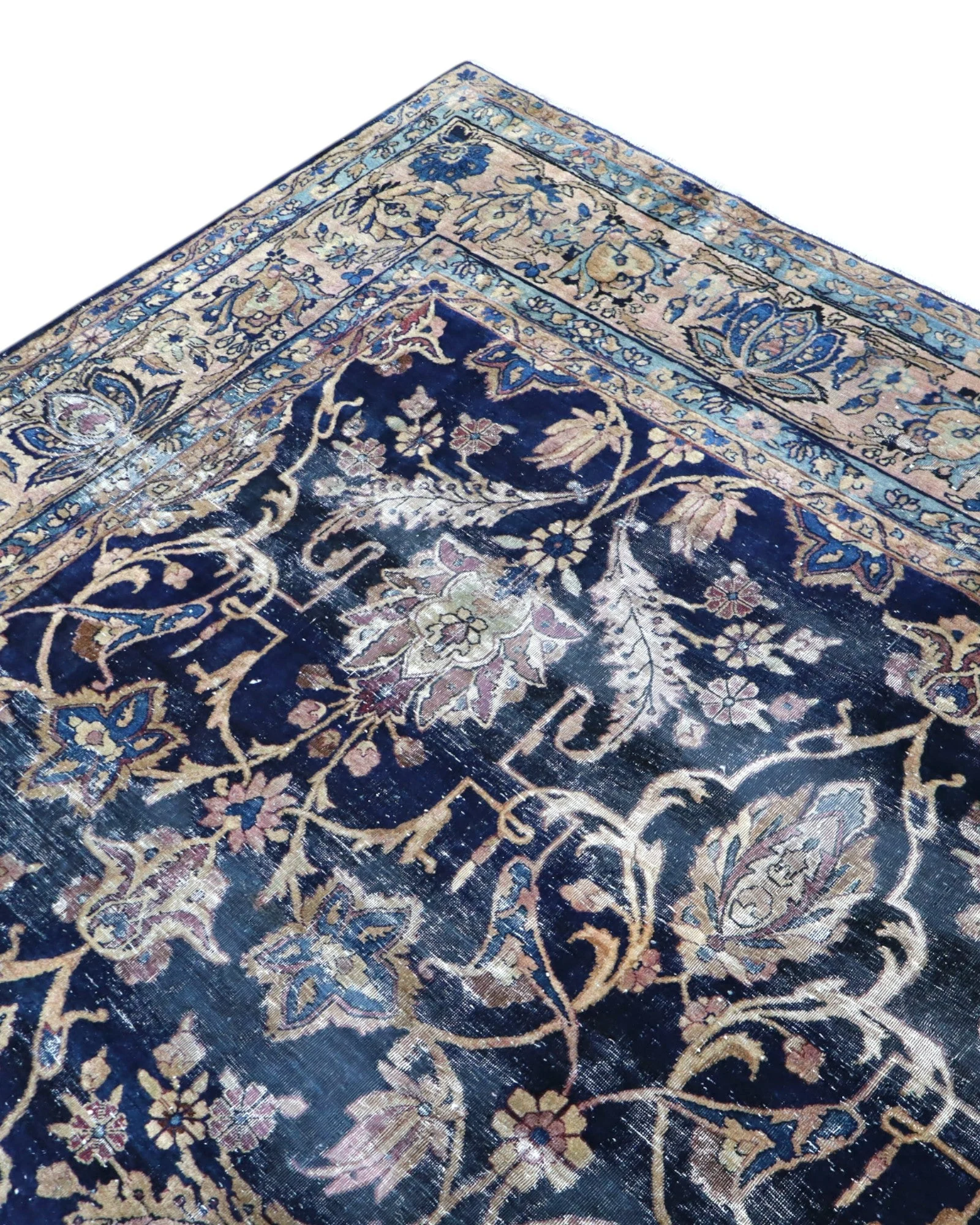Kashan Persian Rug — hand-knotted, 362 × 247 cm, Wool