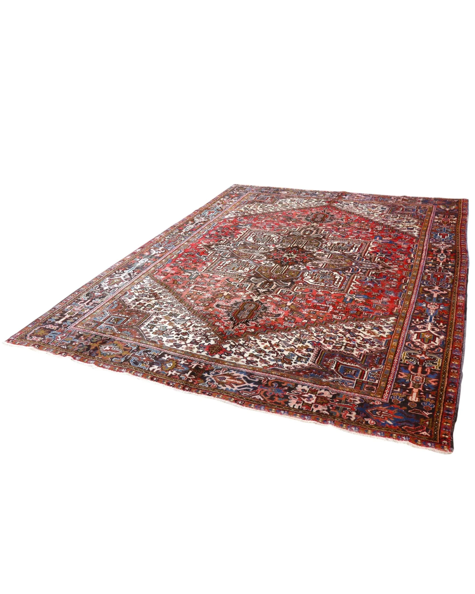 Heriz Persian Rug 347 × 255 cm, Wool, hand-knotted