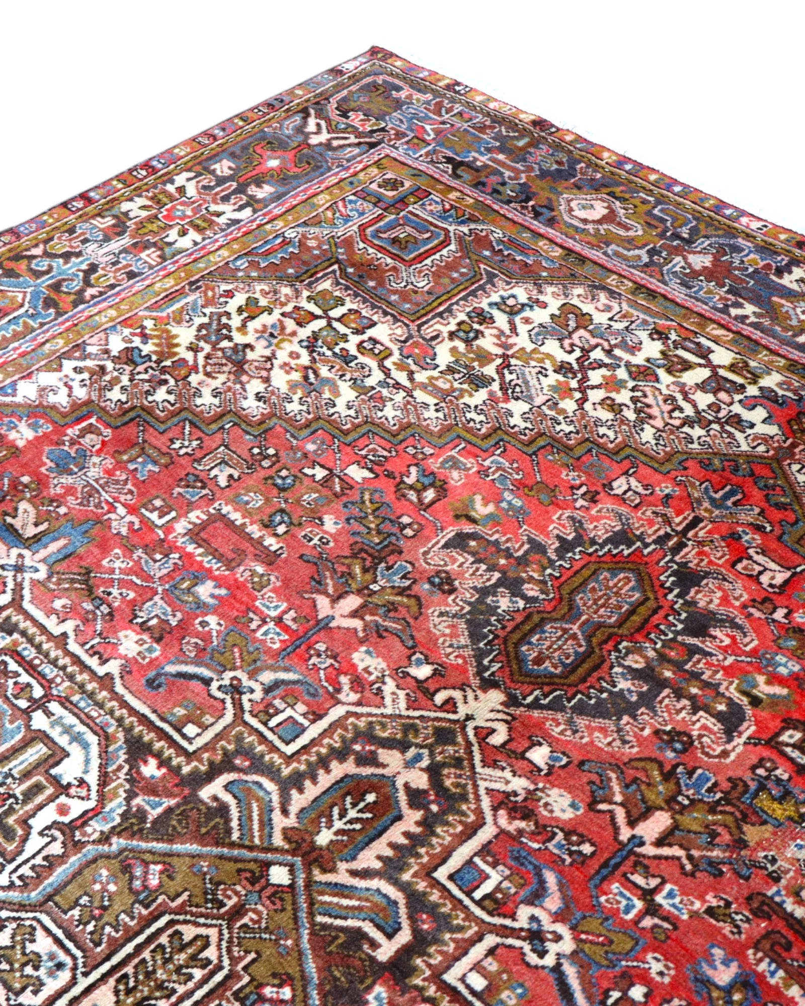 Heriz Persian Rug 347 × 255 cm, Wool, hand-knotted