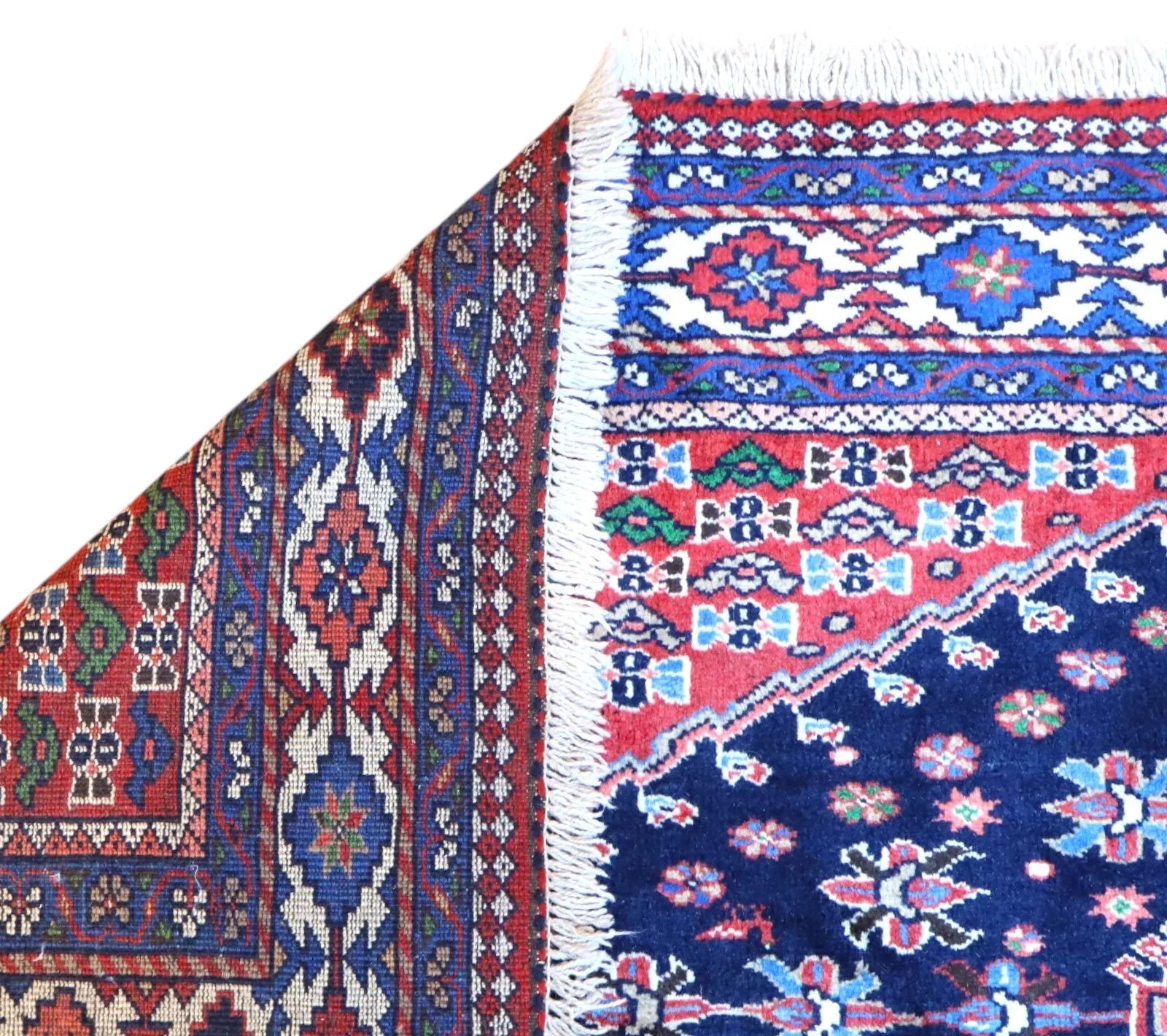 Hand-Knotted Wool Persian Rug, 346 × 265 cm