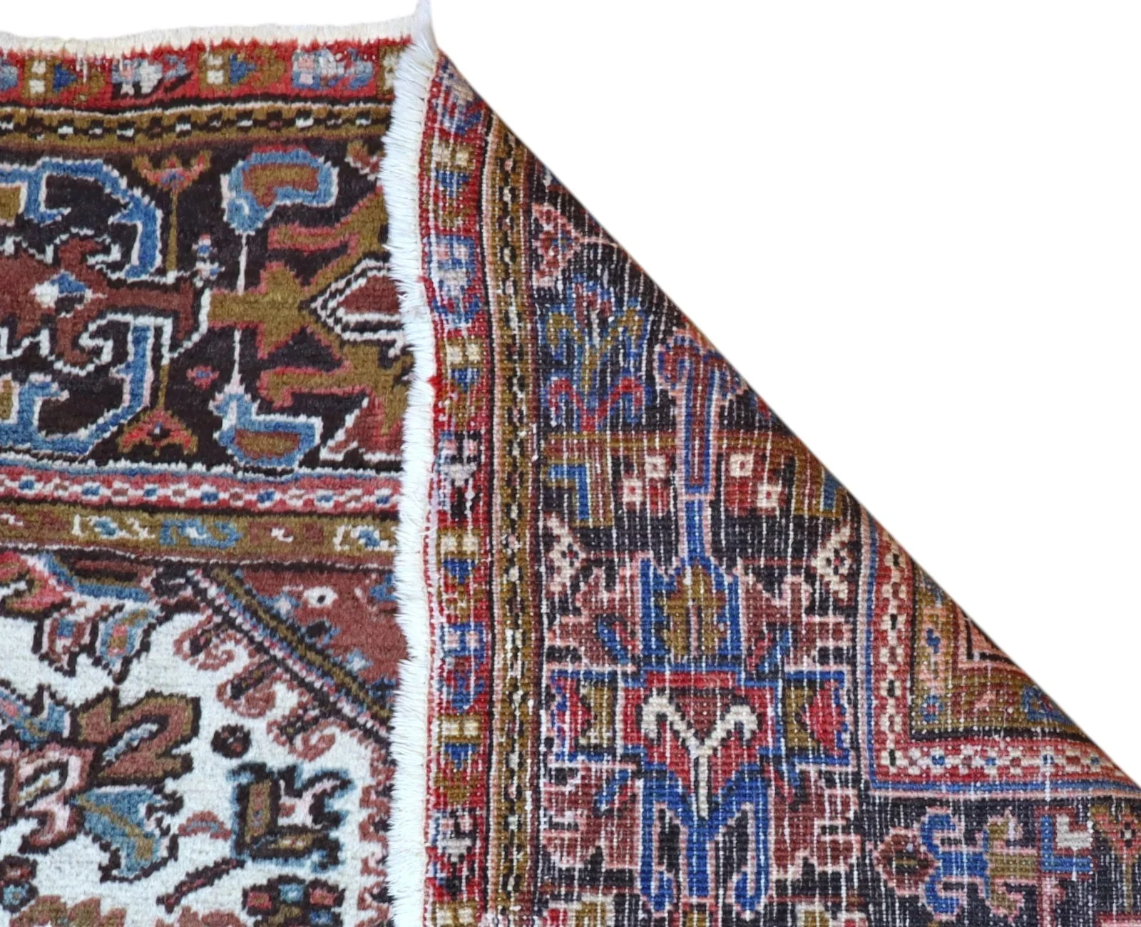 Heriz Persian Rug 347 × 255 cm, Wool, hand-knotted