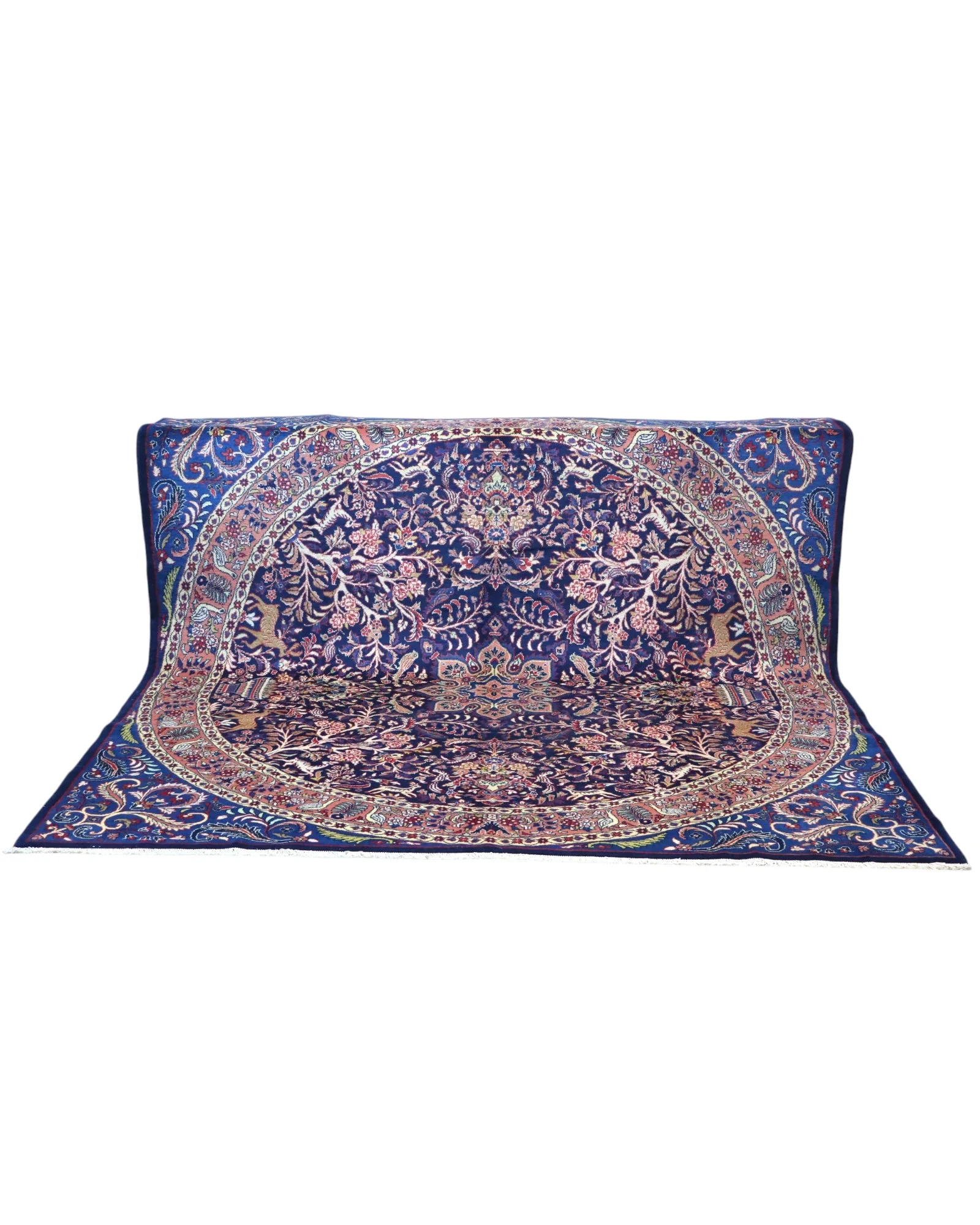 Kerman Persian Rug — hand-knotted, 261 × 264 cm, Wool