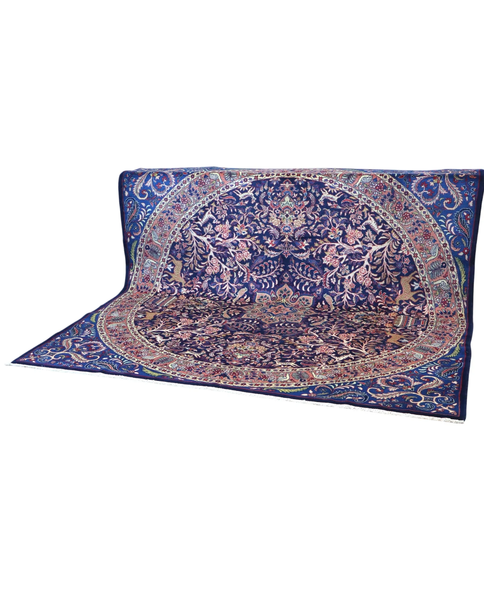 Kerman Persian Rug — hand-knotted, 261 × 264 cm, Wool