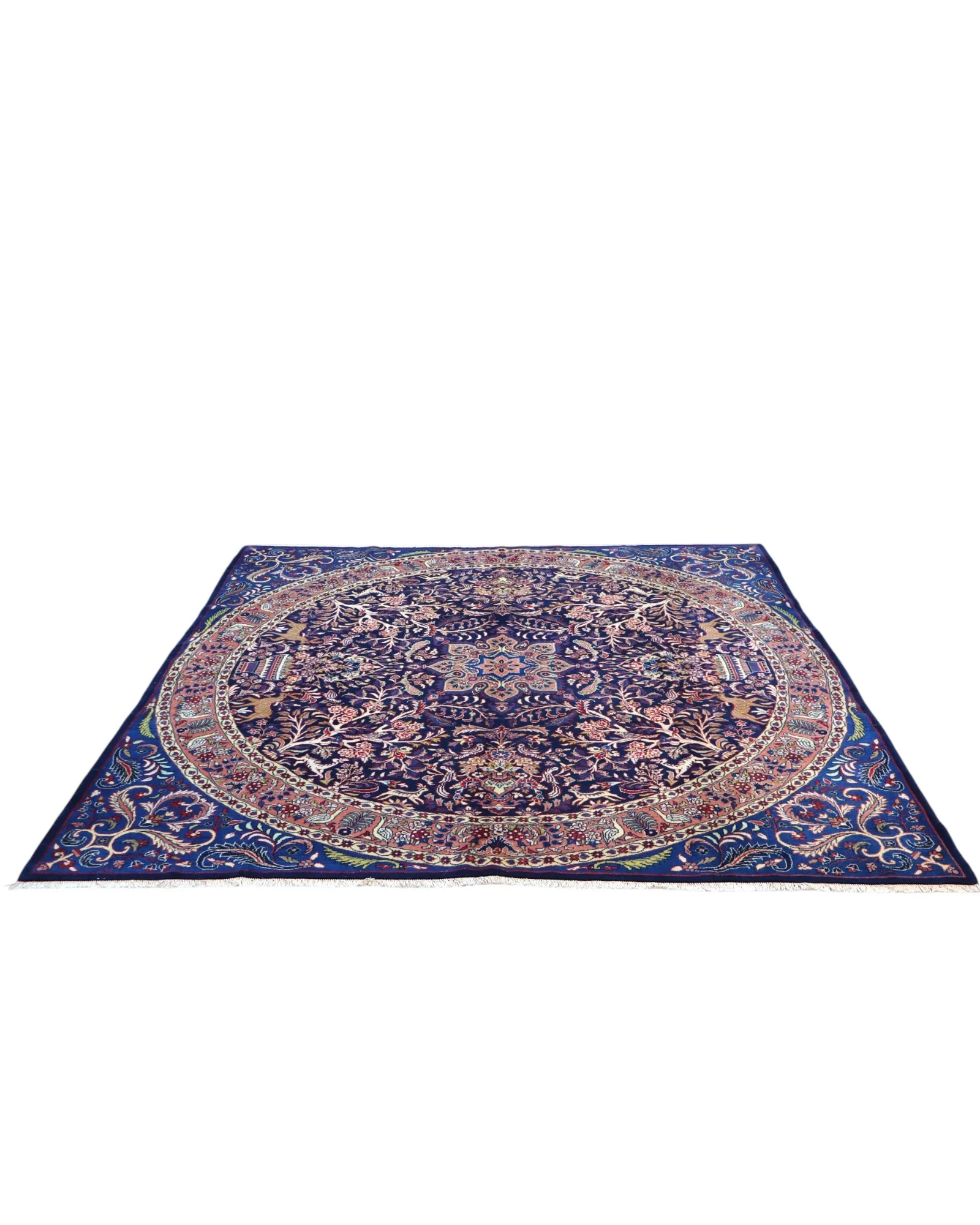 Kerman Persian Rug — hand-knotted, 261 × 264 cm, Wool
