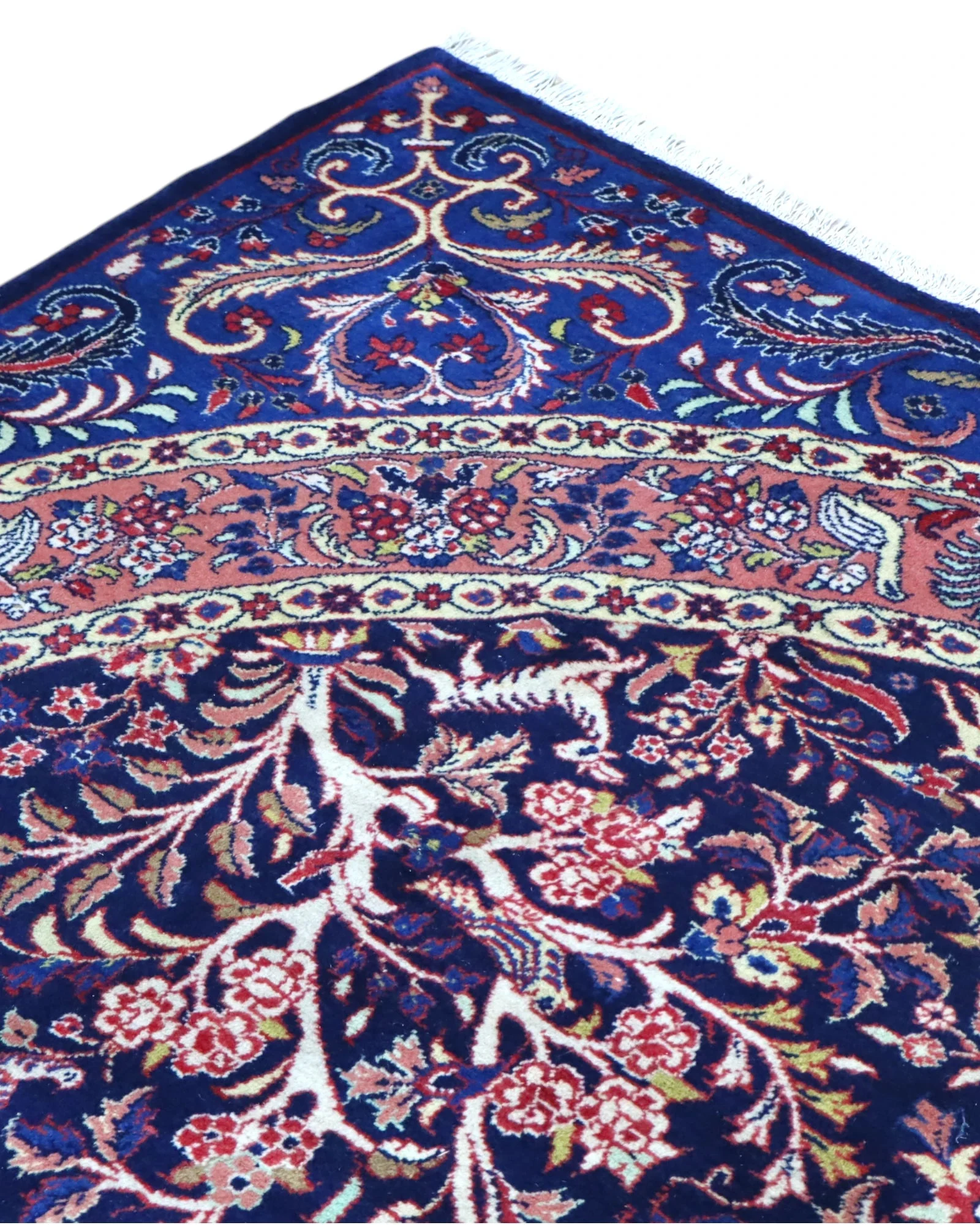Kerman Persian Rug — hand-knotted, 261 × 264 cm, Wool