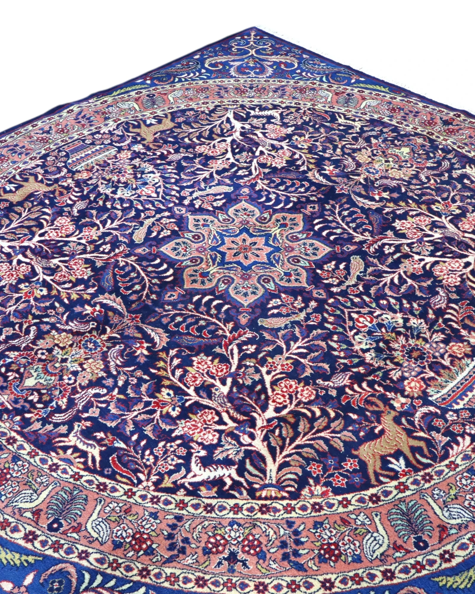 Kerman Persian Rug — hand-knotted, 261 × 264 cm, Wool