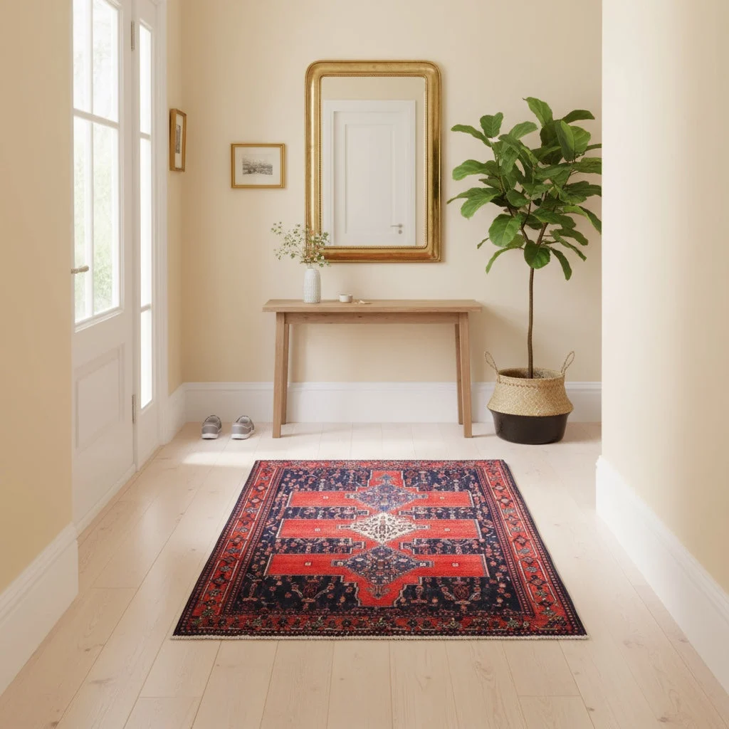 Senneh Persian Rug — hand-knotted, 175 × 124 cm, Wool