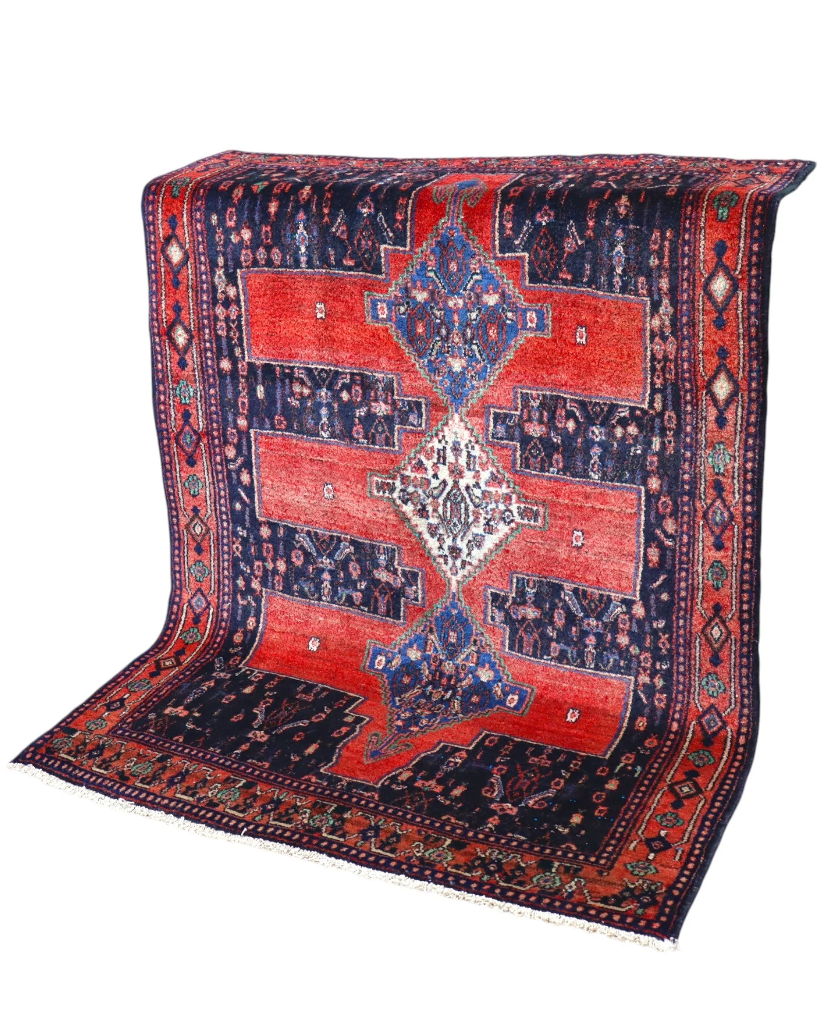 Senneh Persian Rug — hand-knotted, 175 × 124 cm, Wool