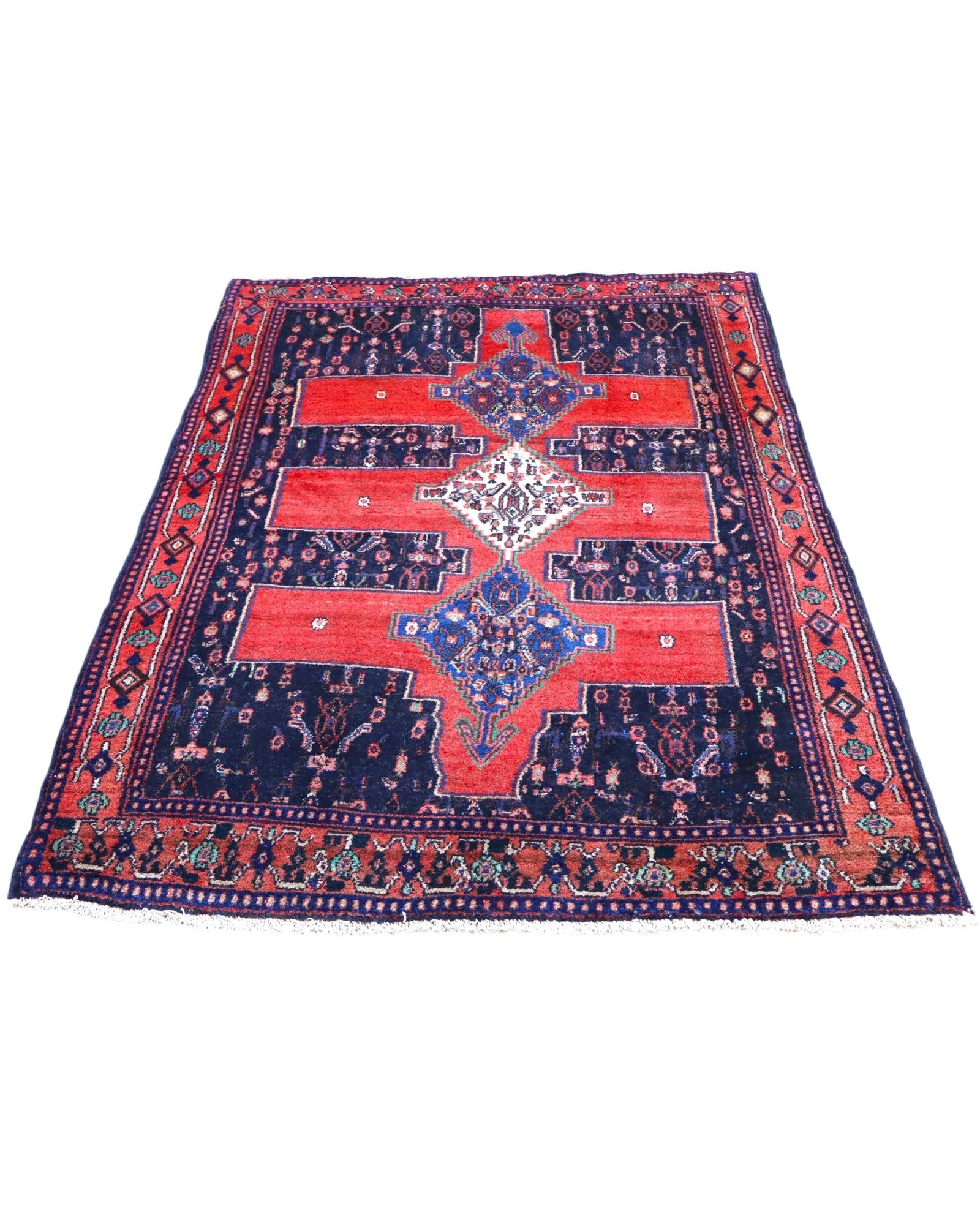 Senneh Persian Rug — hand-knotted, 175 × 124 cm, Wool