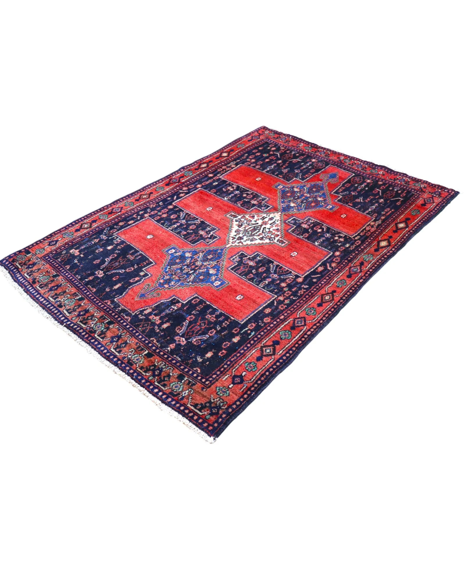 Senneh Persian Rug — hand-knotted, 175 × 124 cm, Wool
