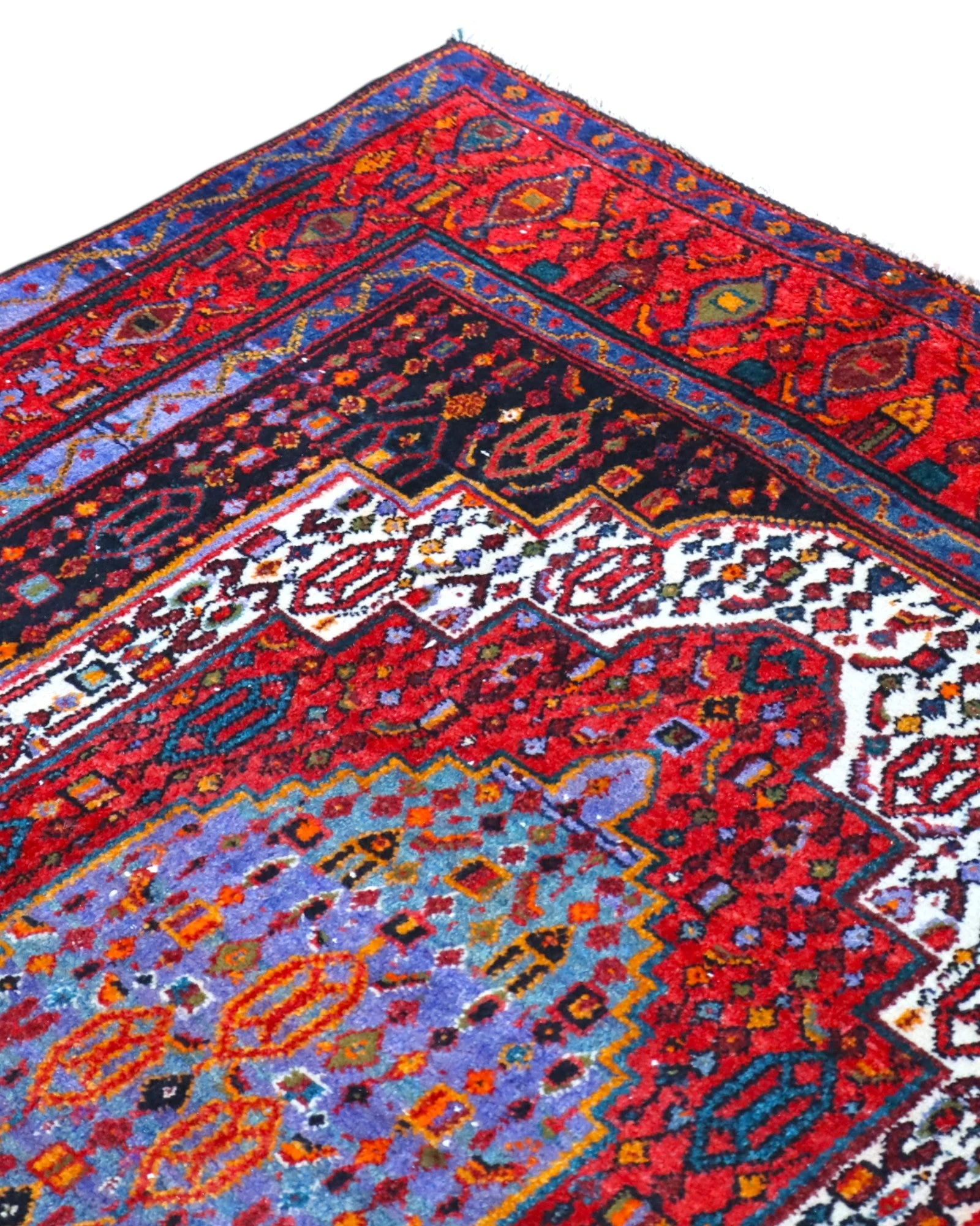 Senneh Persian Rug — hand-knotted, 168 × 143 cm, Wool