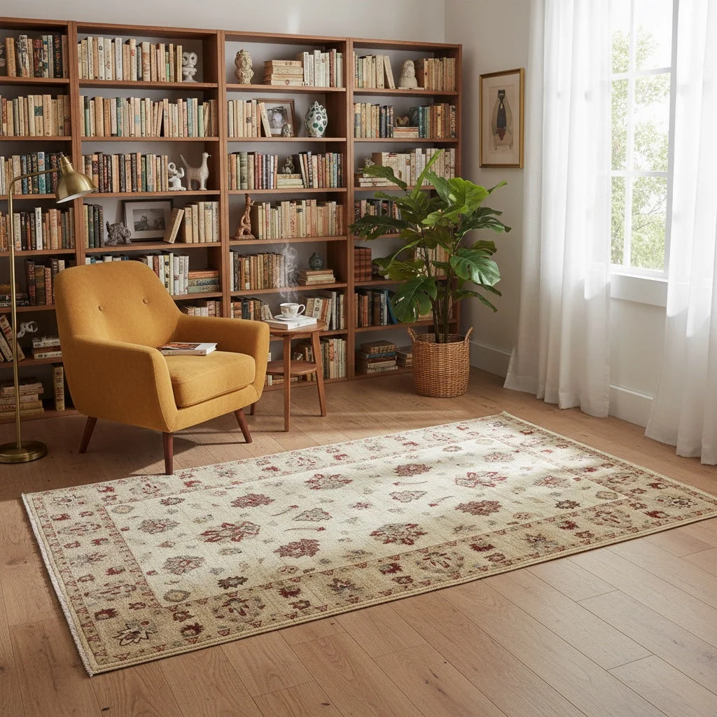 Farahan Persian Rug 188 × 123 cm, Wool, hand-knotted